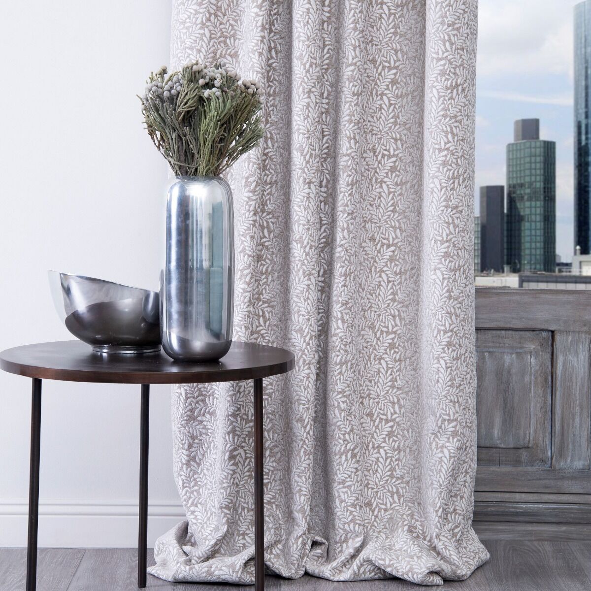 Curtain on tape 135x270cm with lining