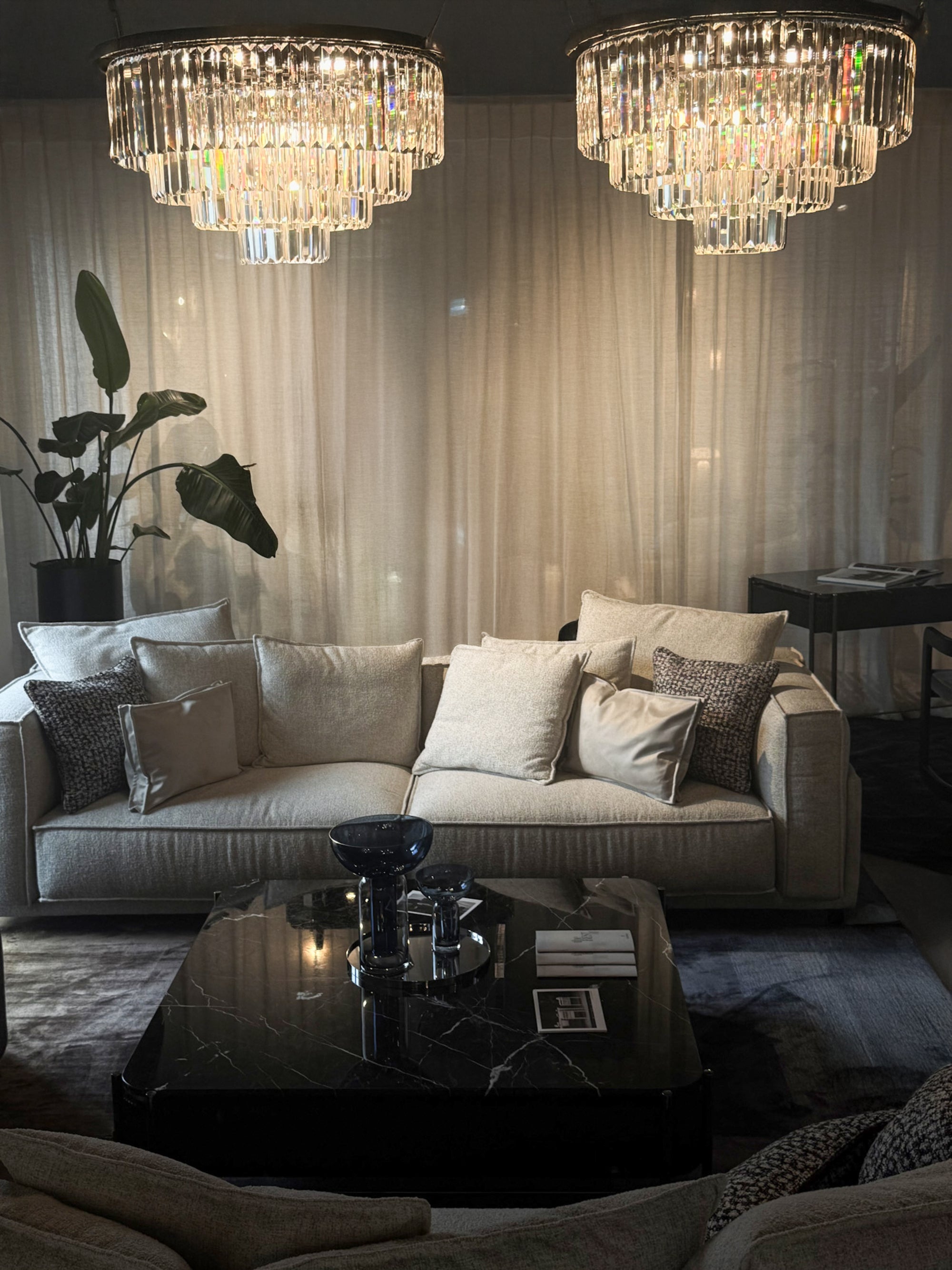 Żyrandol kryształowy Odeon średnica 80 cm