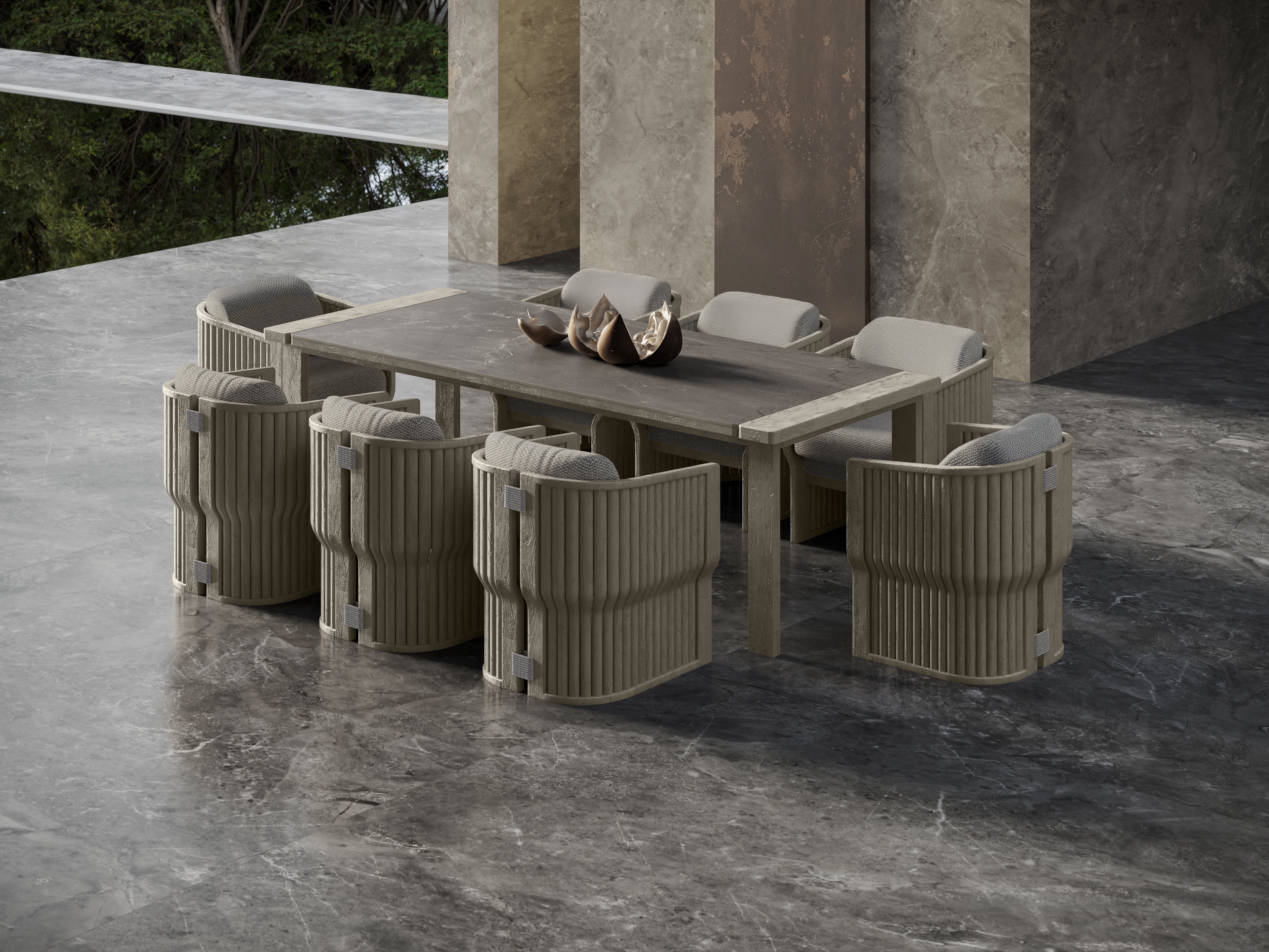 Zestaw jadalniany outdoor ELYTHIA-ash XL