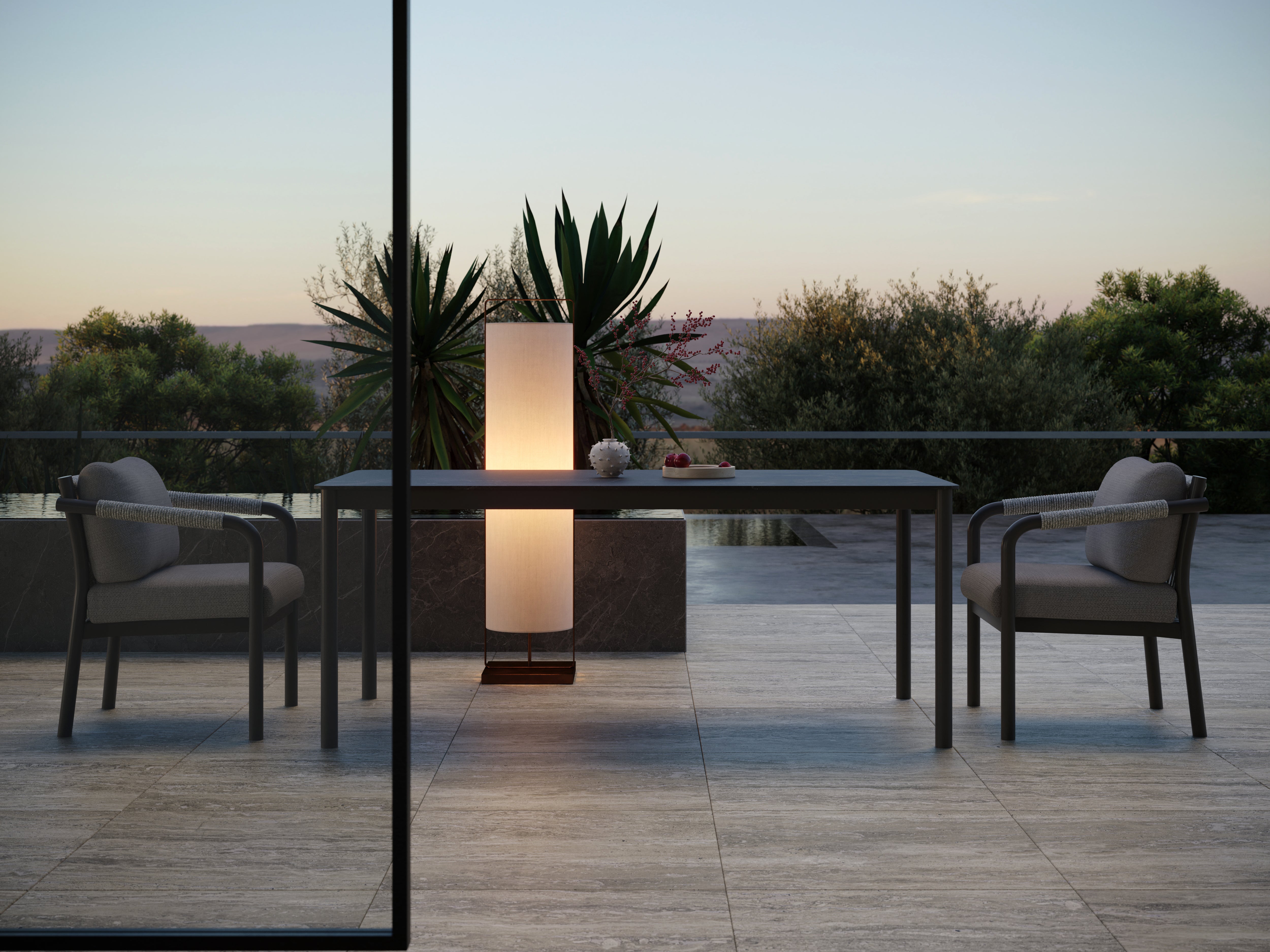 Krzesło outdoor LORVAIN-nightfall