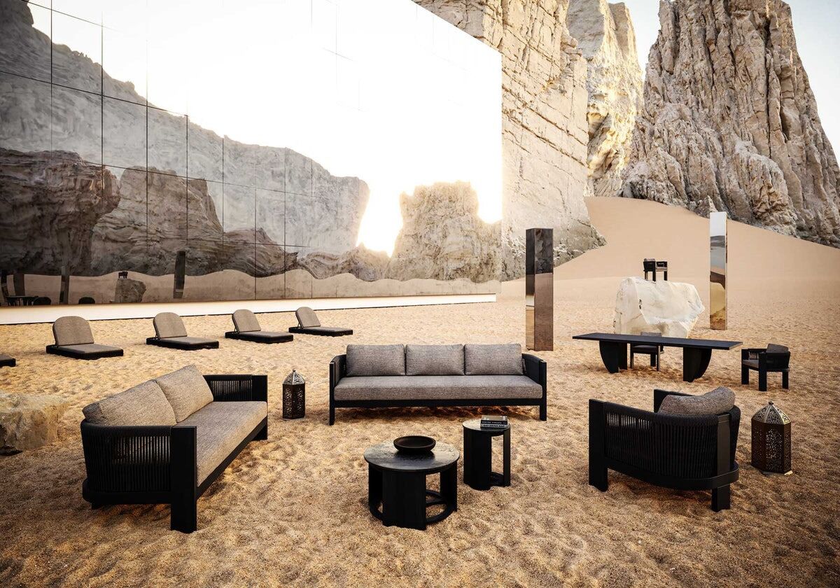 Zestaw mebli outdoorowych z kolekcji Ralph-Noche