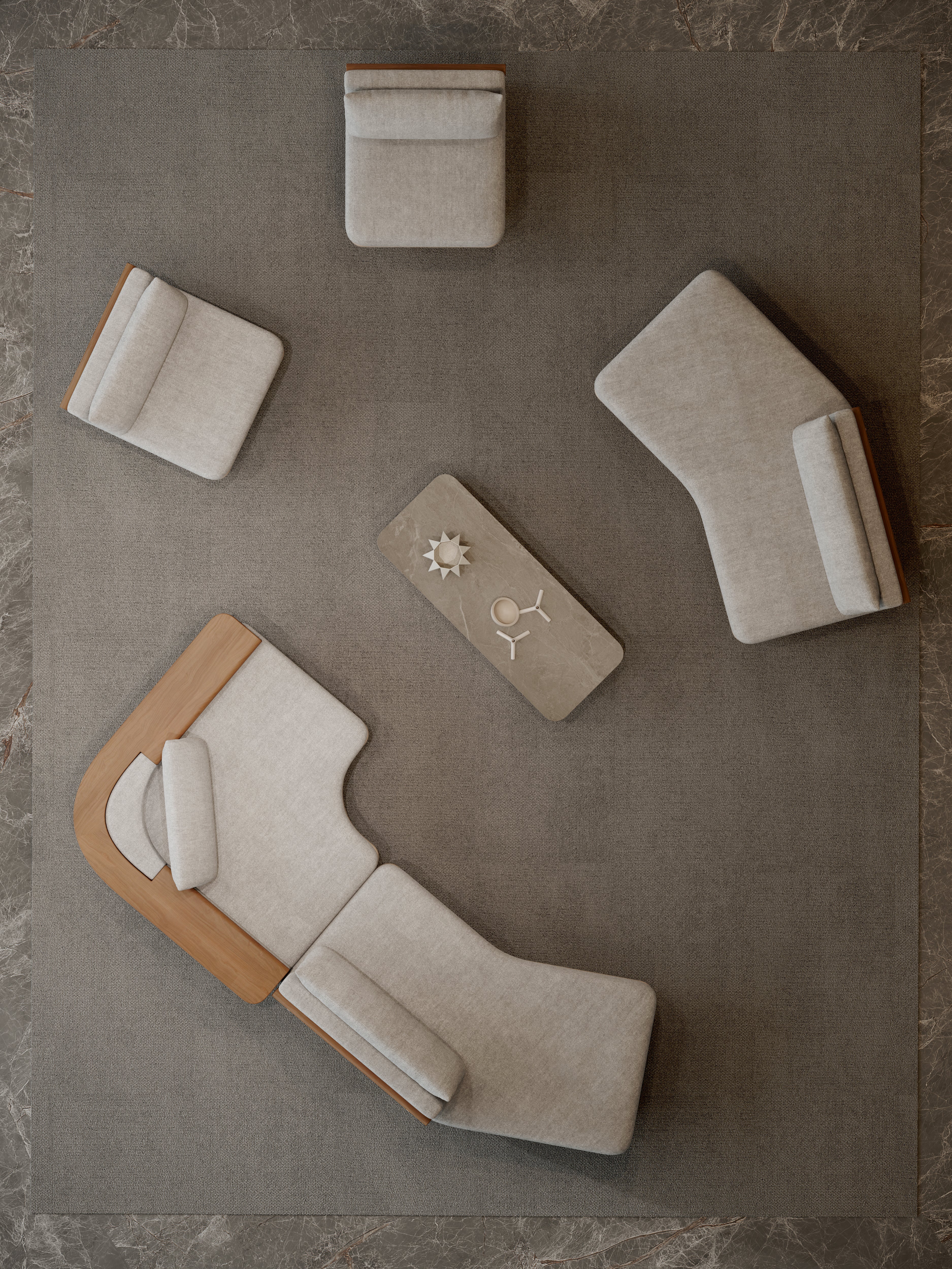 Pufa outdoor ALVO-bisque