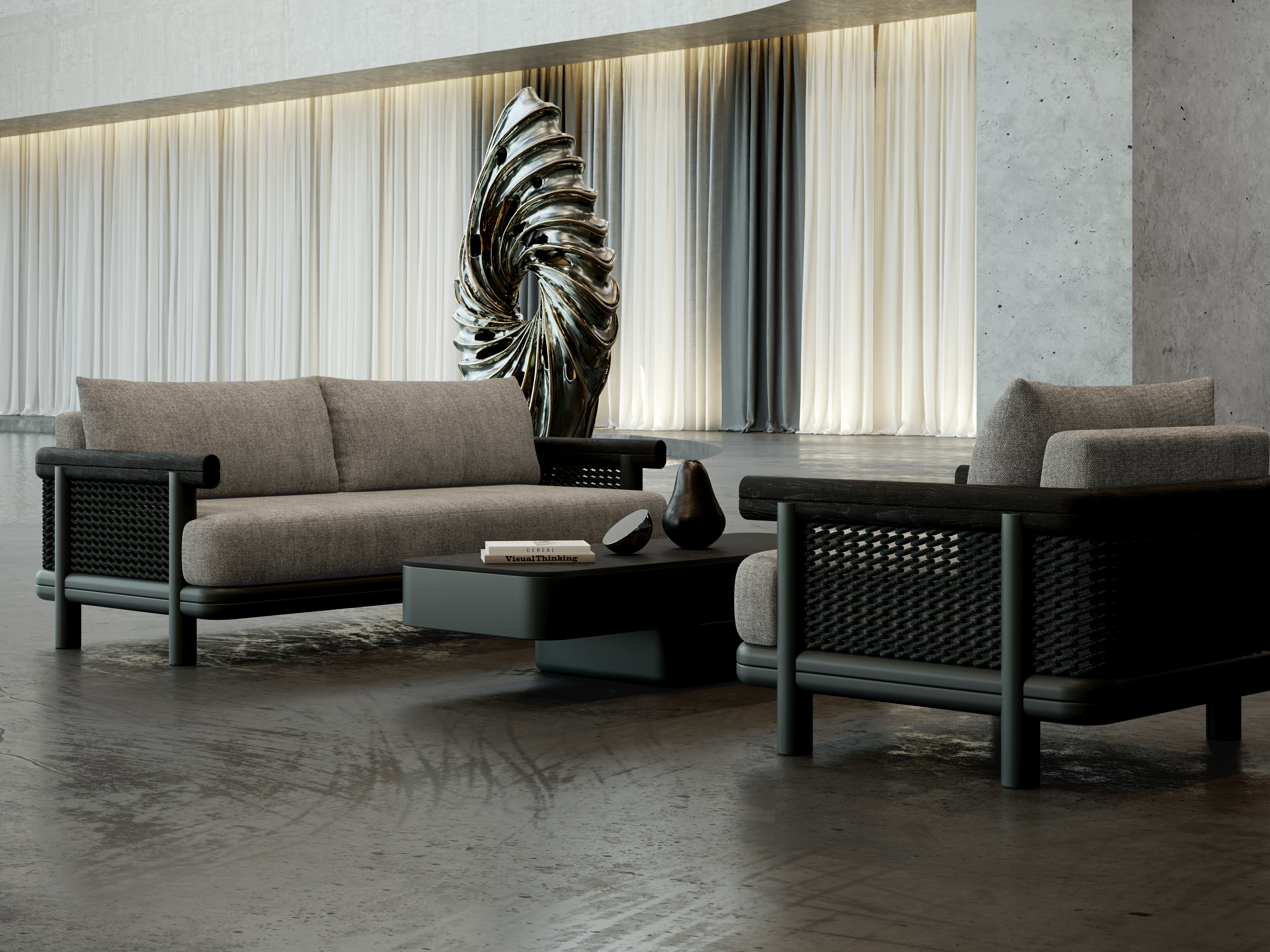 Sofa outdoor ALVO-fern 2-osobowa