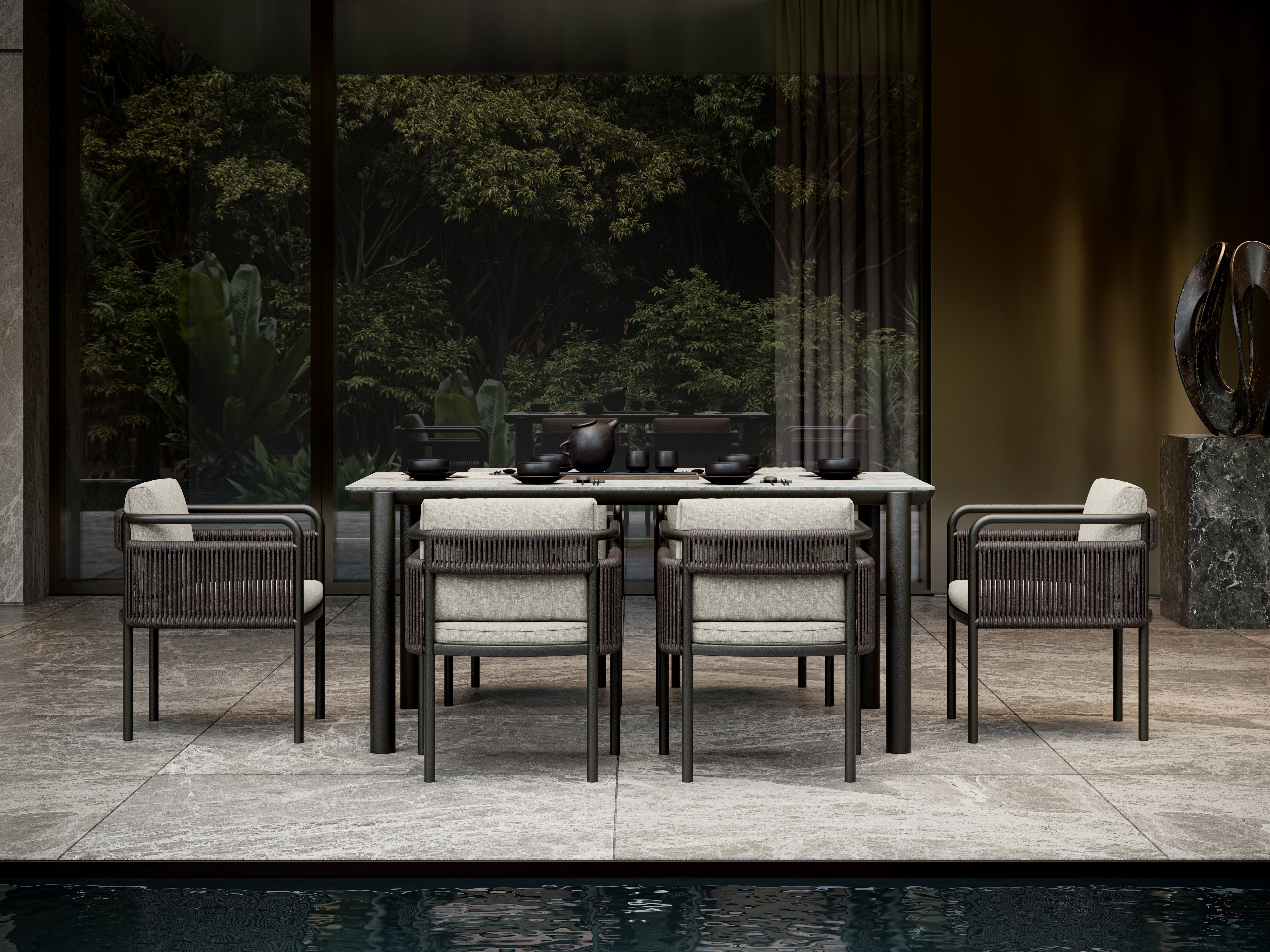 Zestaw jadalniany outdoor LINK-terra