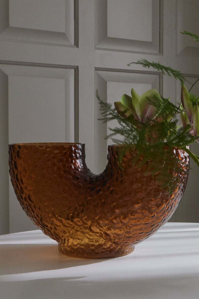Wazon Arura Low Amber