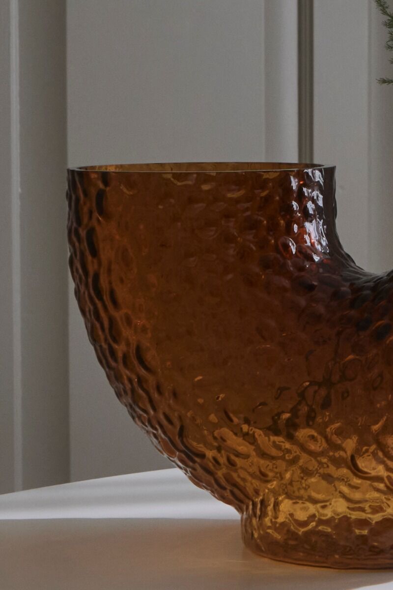 Wazon Arura Low Amber