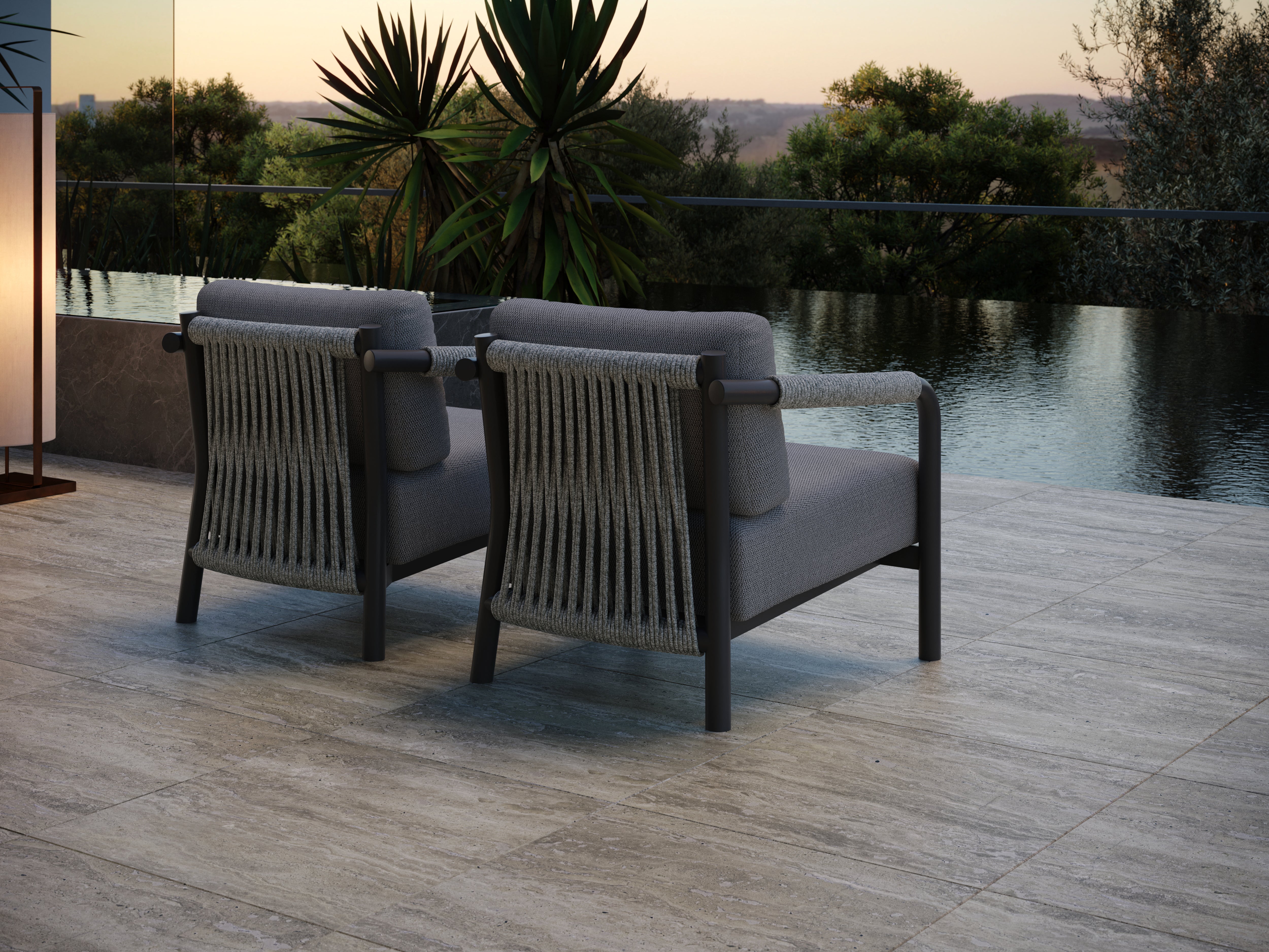 Fotel outdoor LORVAIN-nightfall