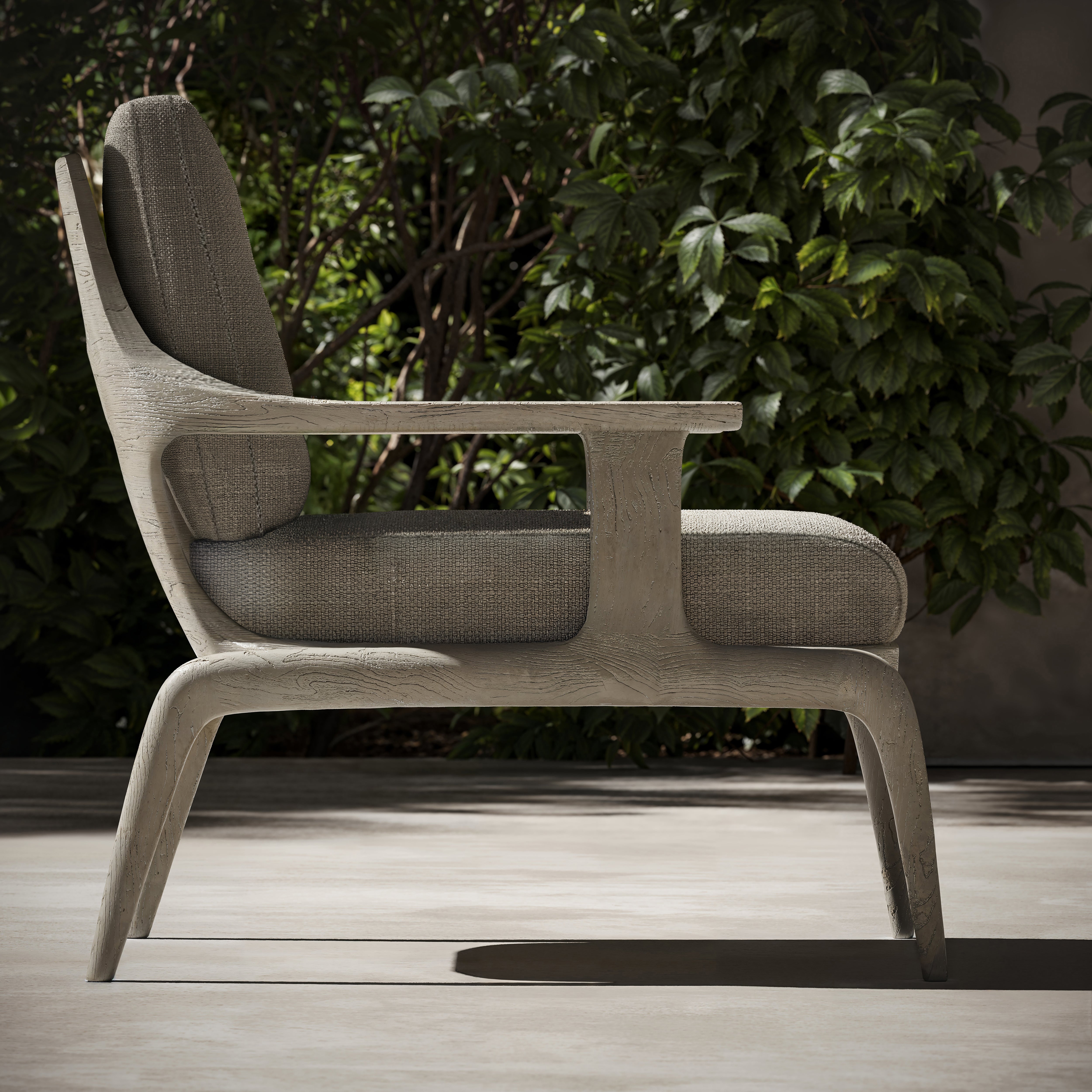 Fotel outdoor THARA-ash