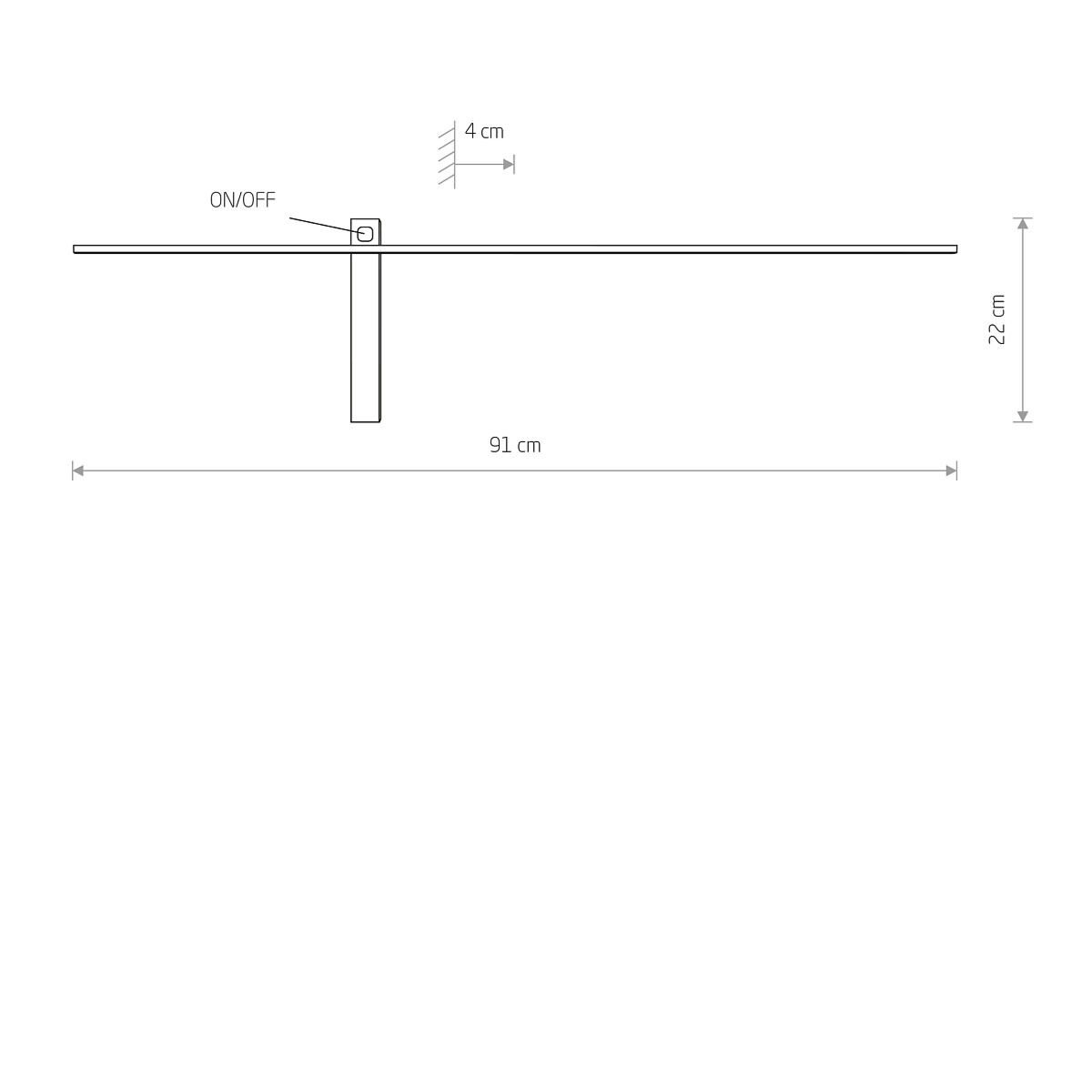 Kinkiet Impulse Led M