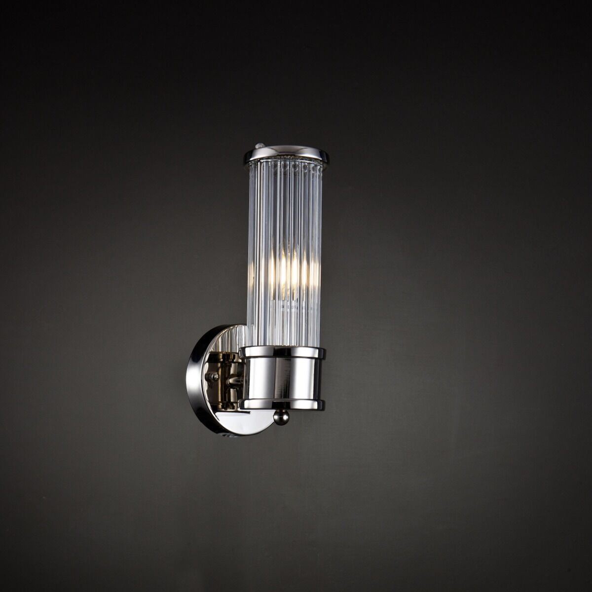 Prato silver wall lamp
