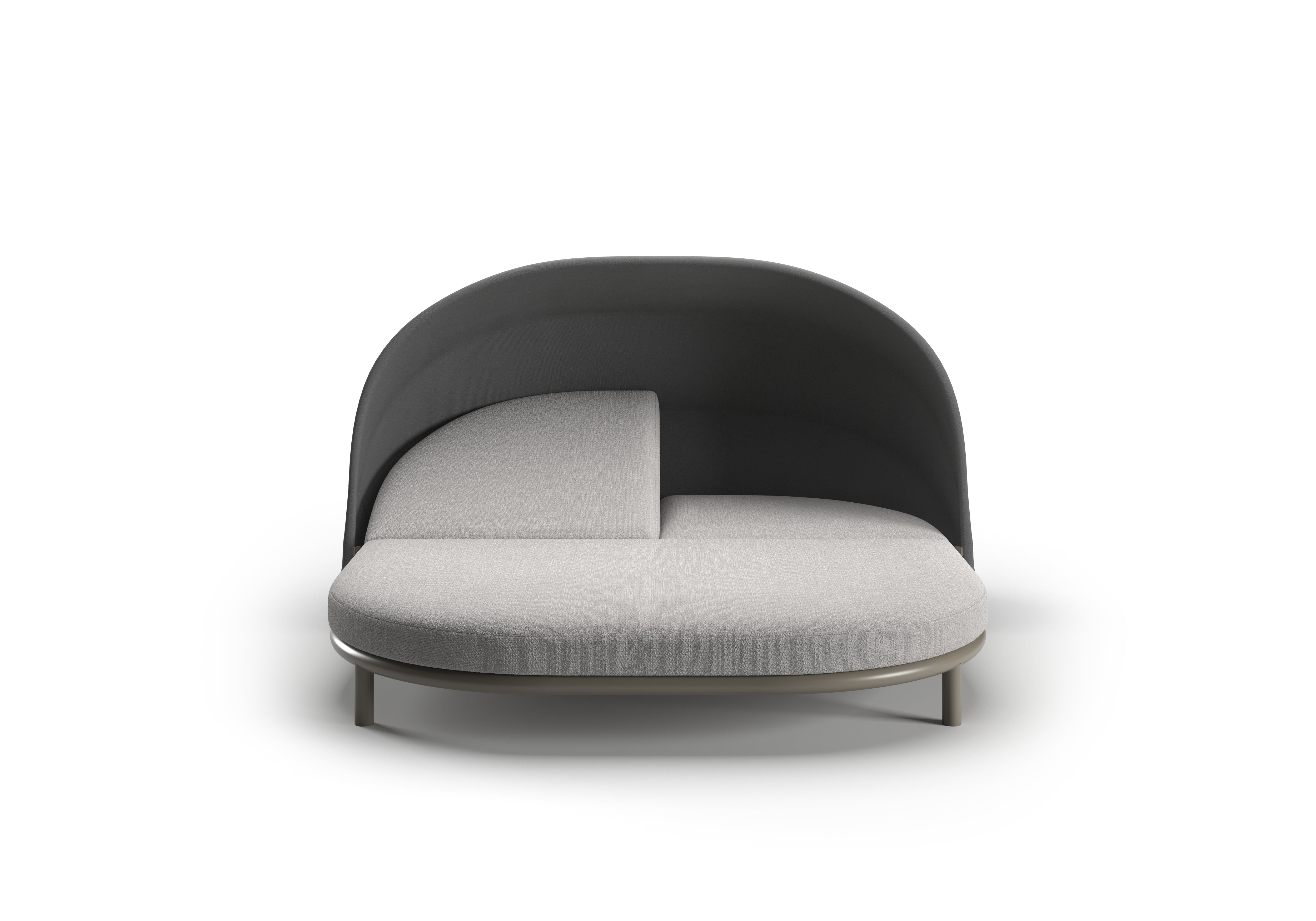 Łóżko dzienne outdoor LORVAIN-silver