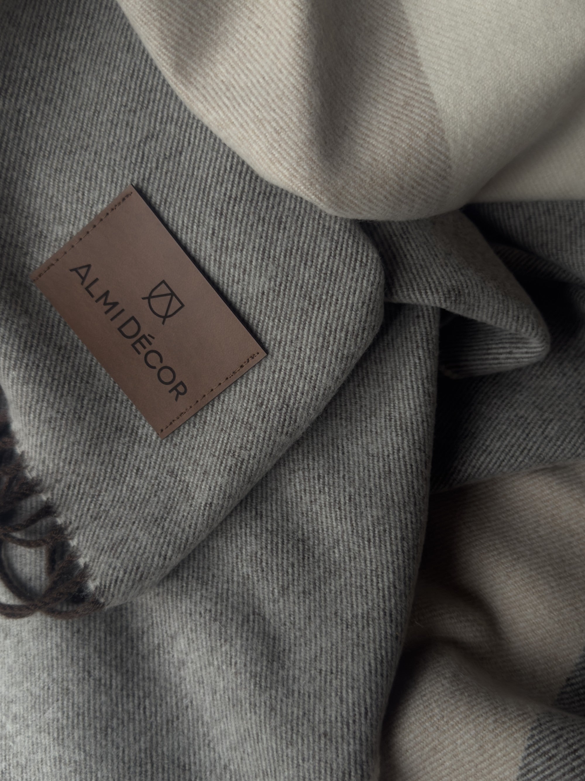 Koc z kaszmiru i wełny AlmiDécor Yellow