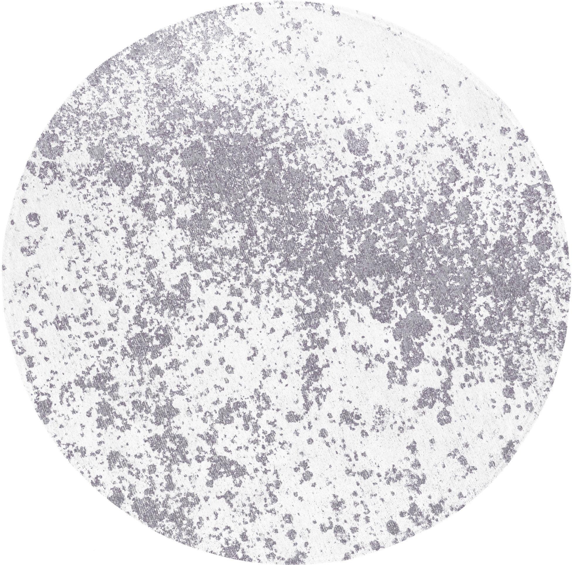 Moon Light Gray Round Rug
