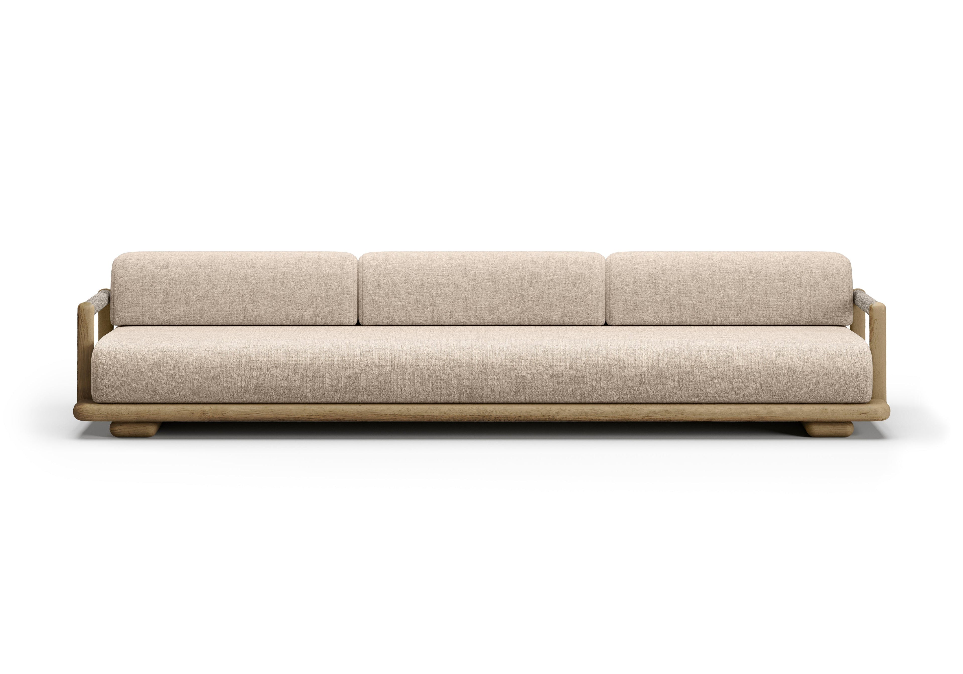Sofa outdoor Caleo-natural 4-osobowa