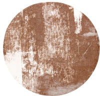 Rust Copper Round Rug
