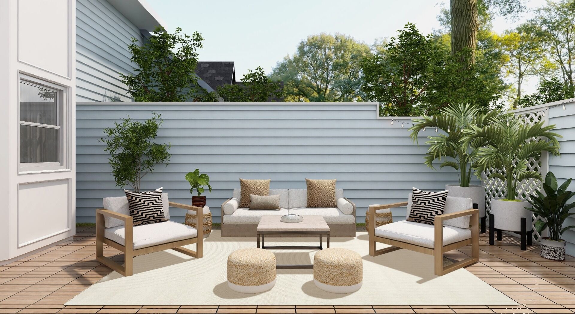Dywan outdoor Acores White