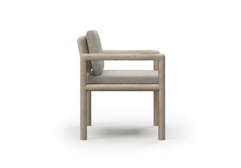 Caleo-ash chair with armrest