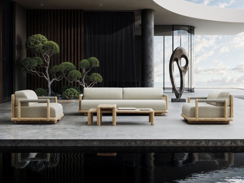 Sofa Caleo-natural 3-osobowa