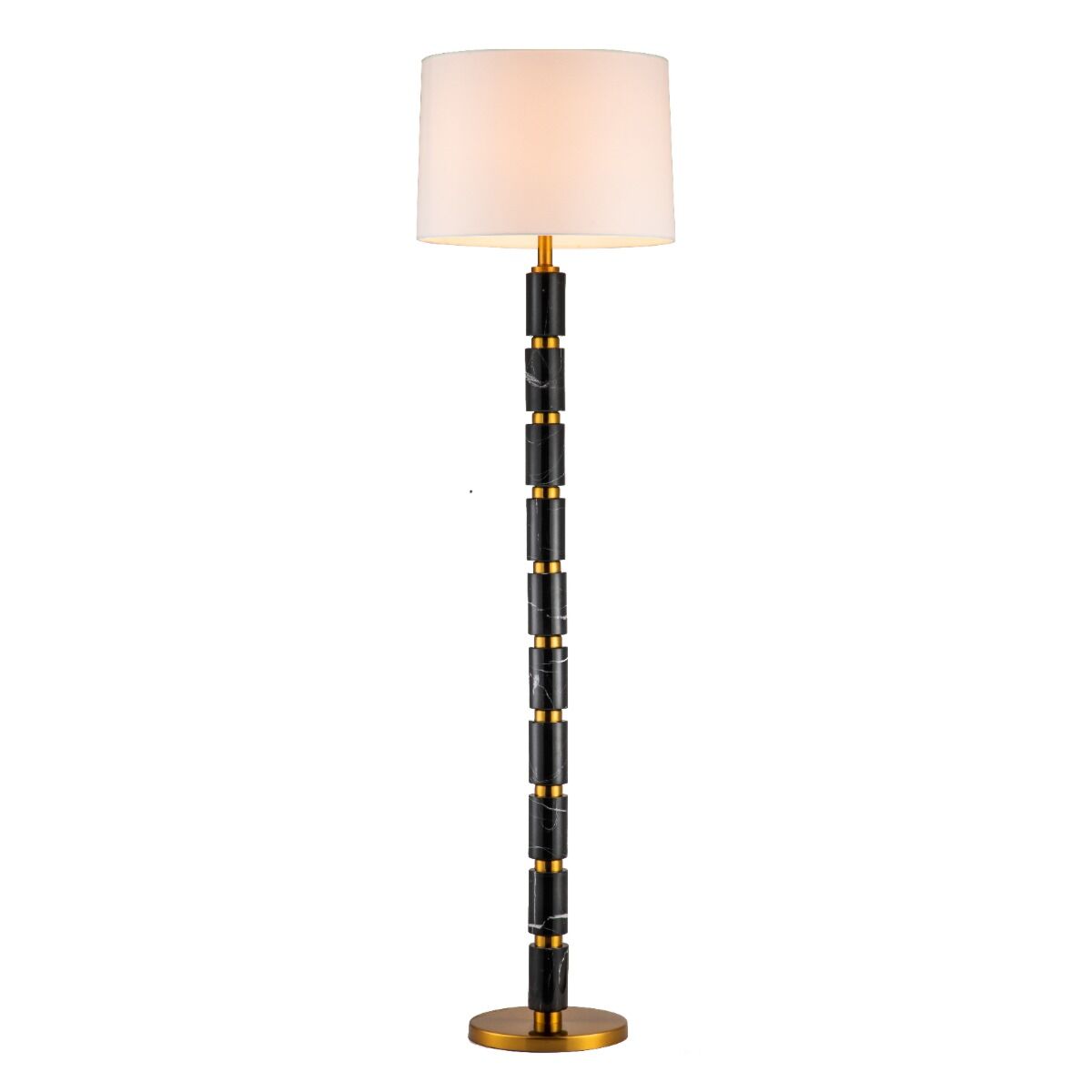 lampa stojąca COSTA I marmur mosiądz