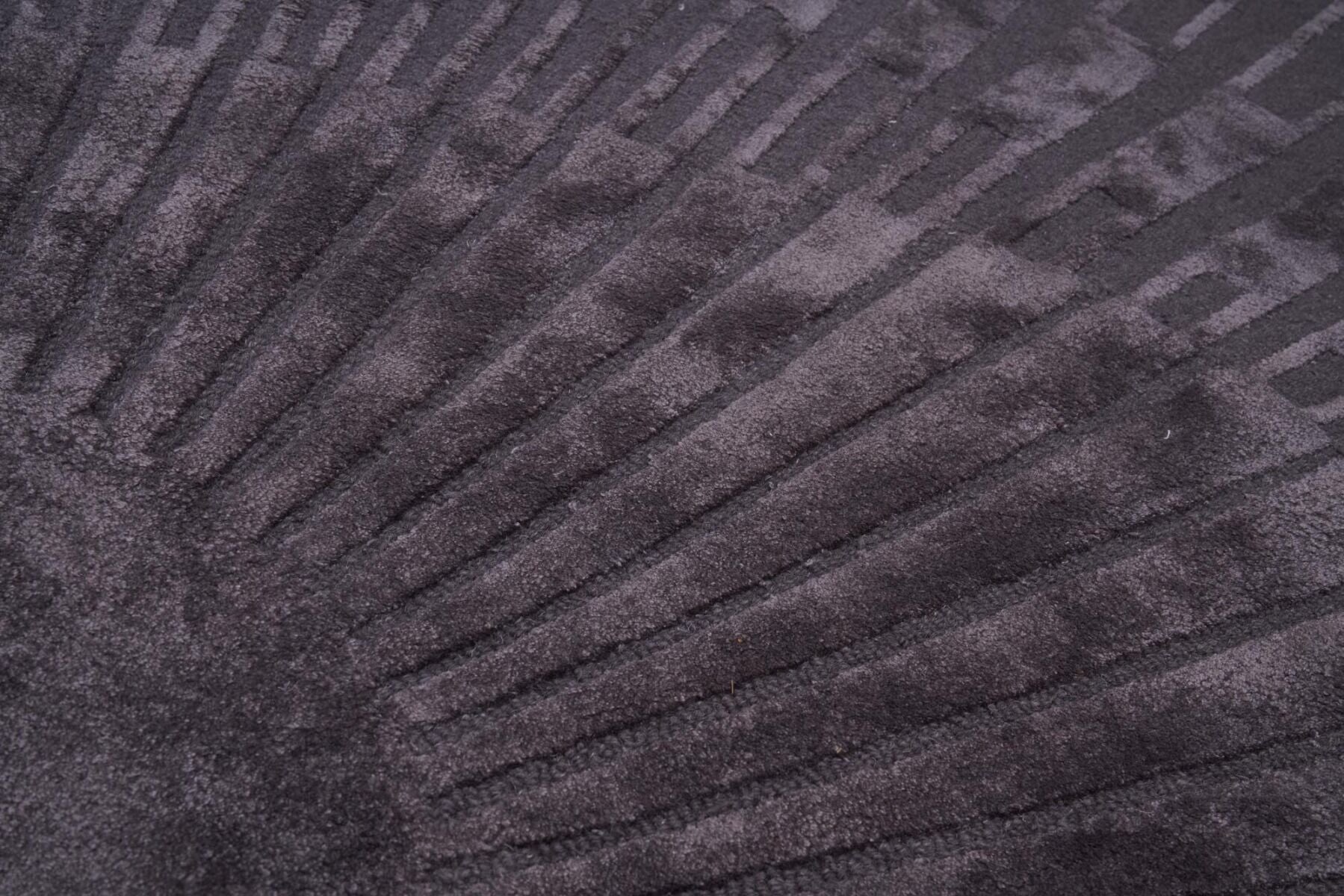 Dywan ręcznie tkany Radius Dark Gray Round