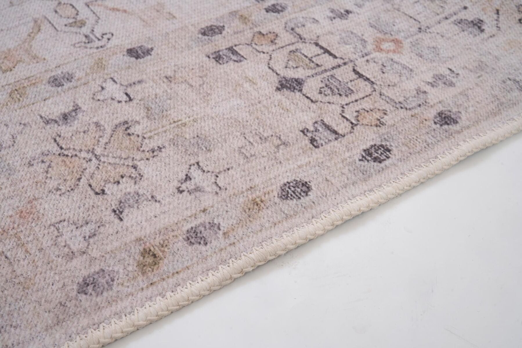 Aman Beige Easy Clean Carpet