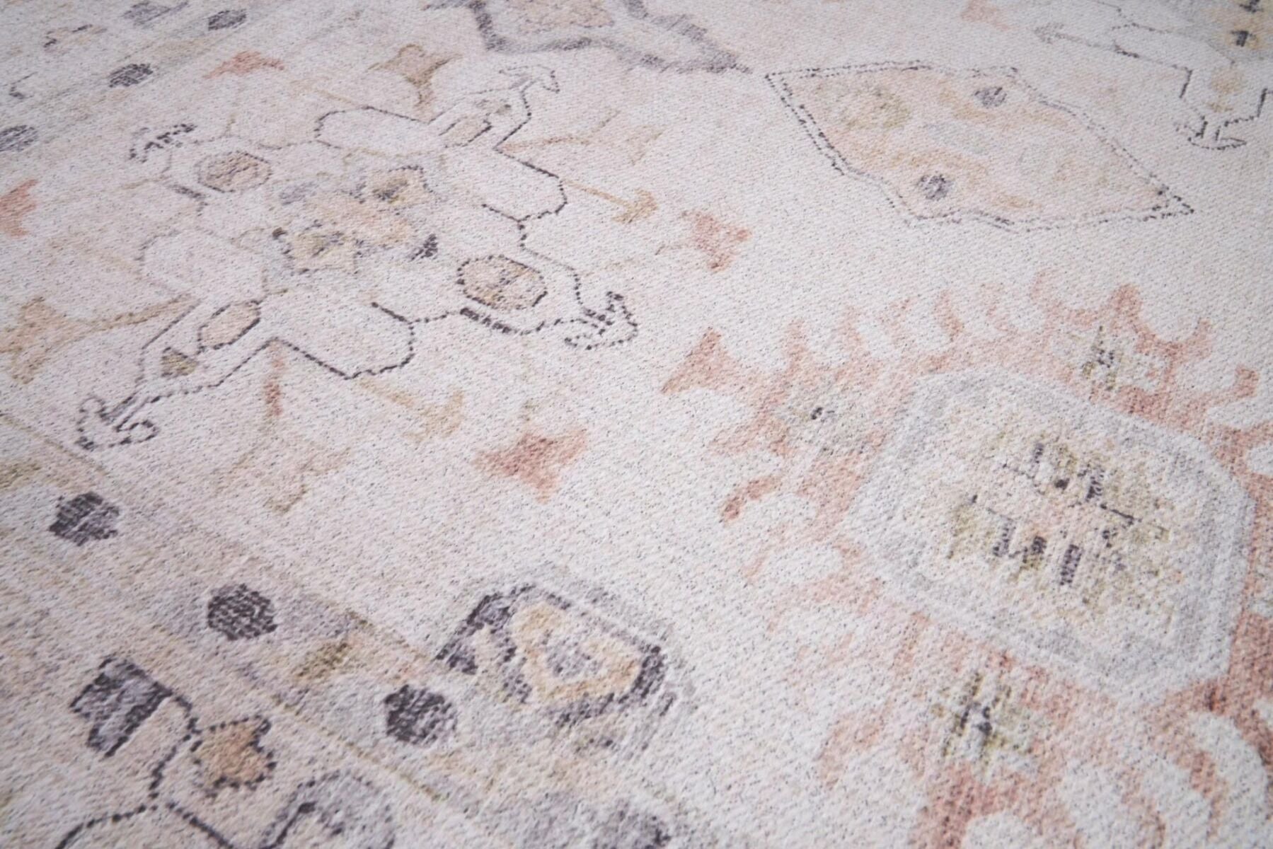 Aman Beige Easy Clean Carpet