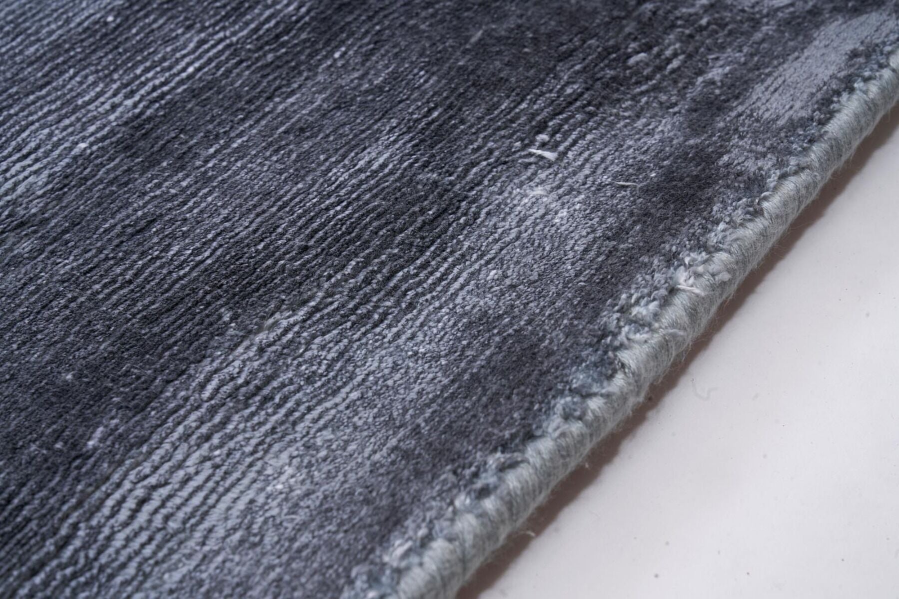 Dywan ręcznie tkany Plain Steel Grey