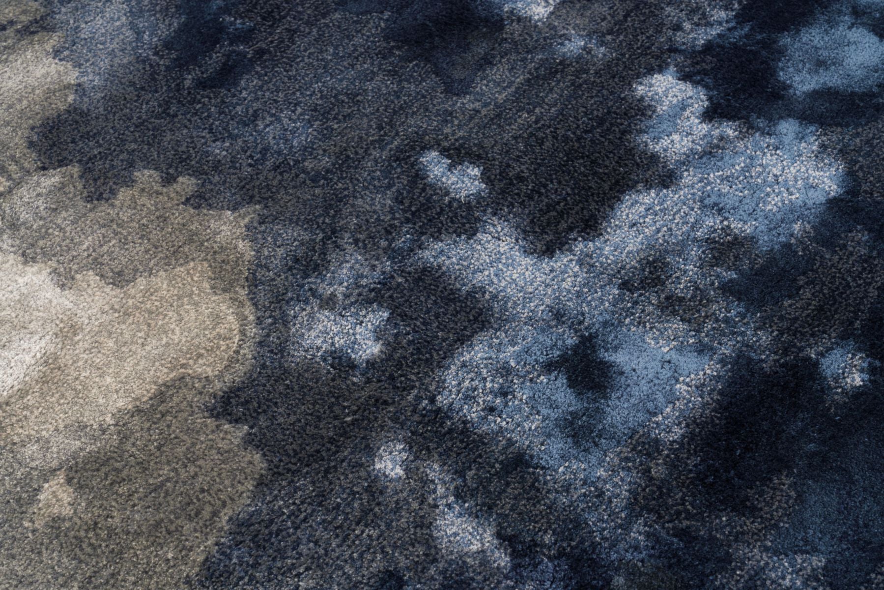 Escape Blue Hand-Knotted Rug