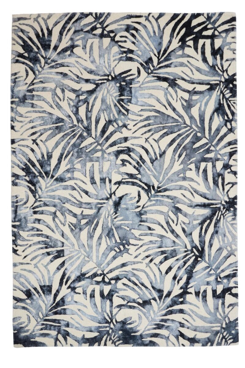 Botanica Blue Hand-Knotted Rug