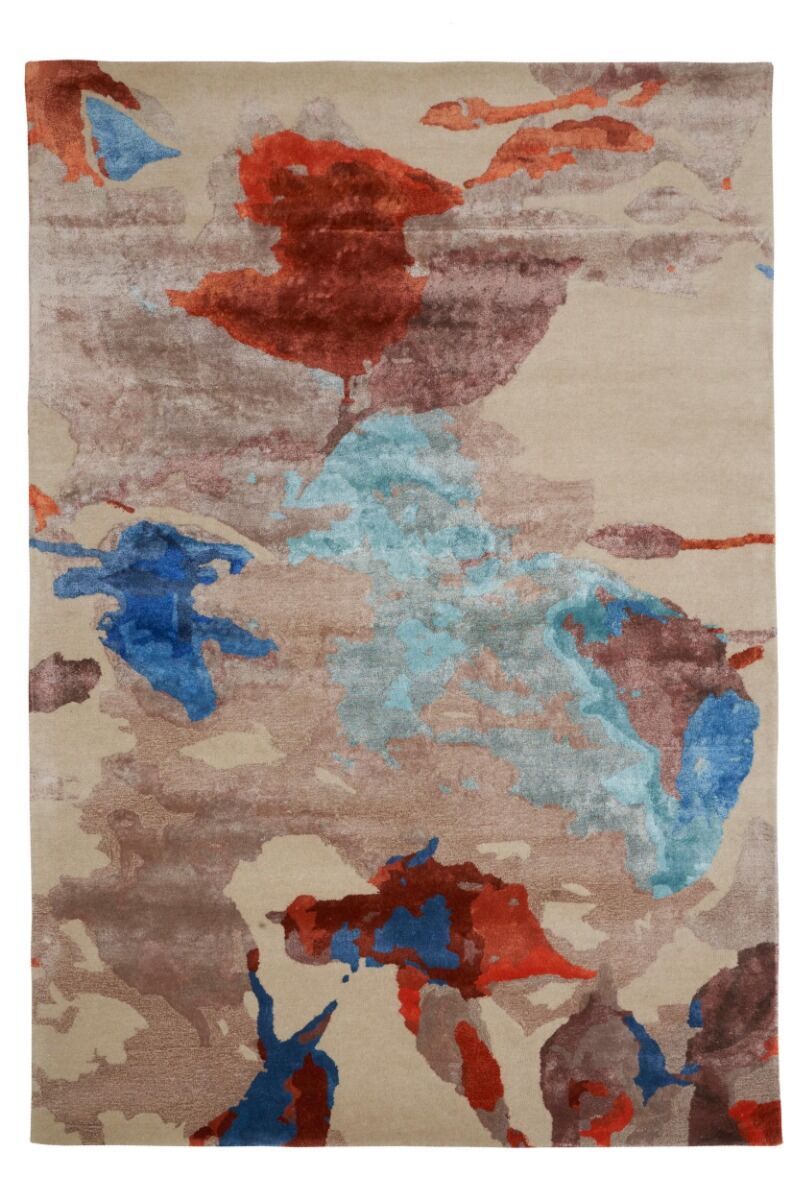 Hand-woven carpet Orchid Summer