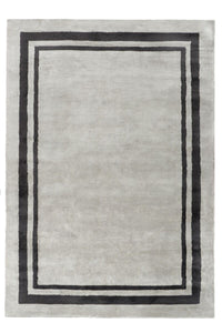 Strada Gray Hand-Knotted Rug
