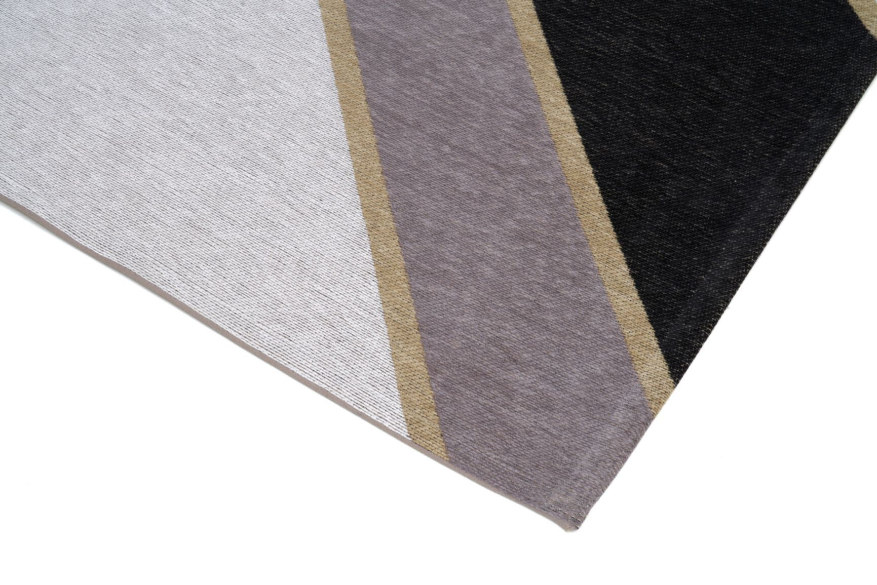 Gatsby Black Art Deco Easy Clean Rug