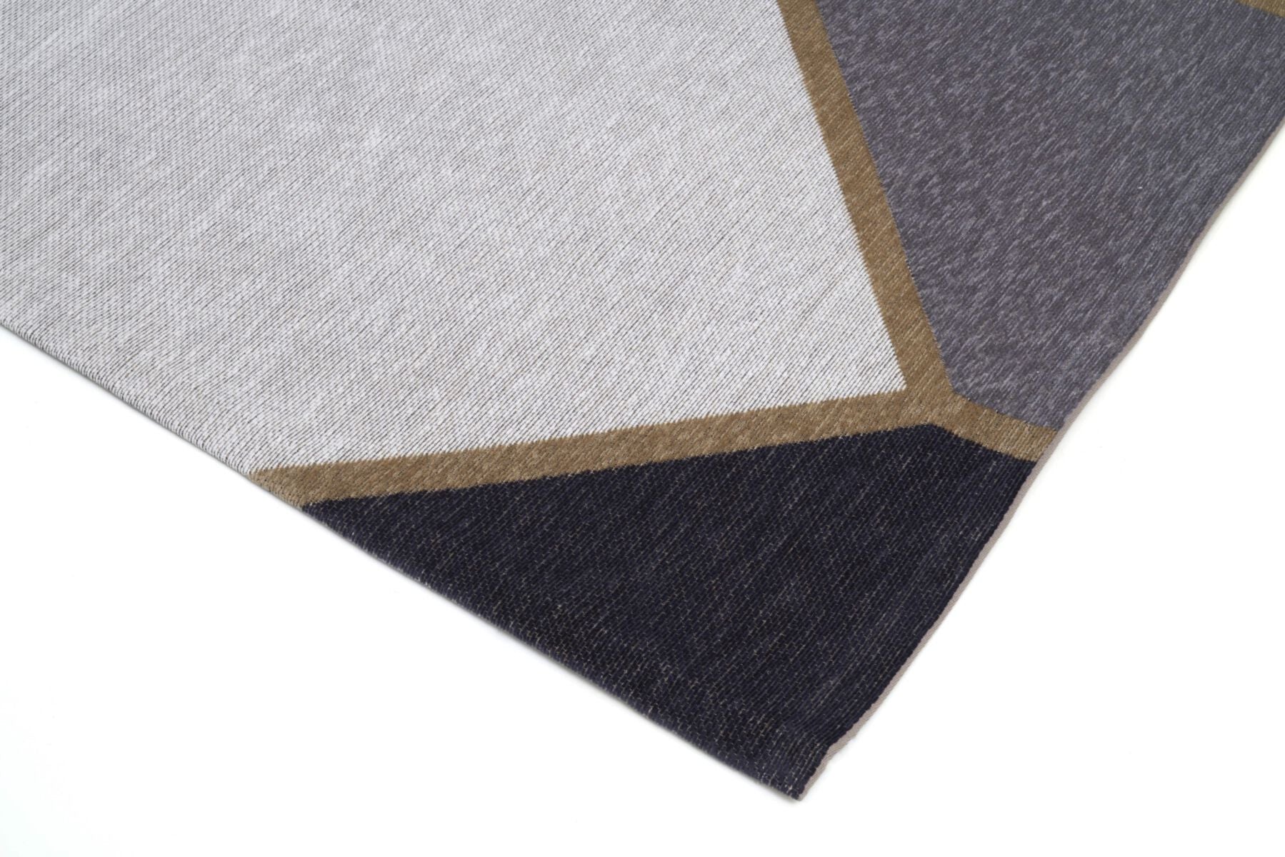 Gatsby Blue Art Deco Easy Clean Rug
