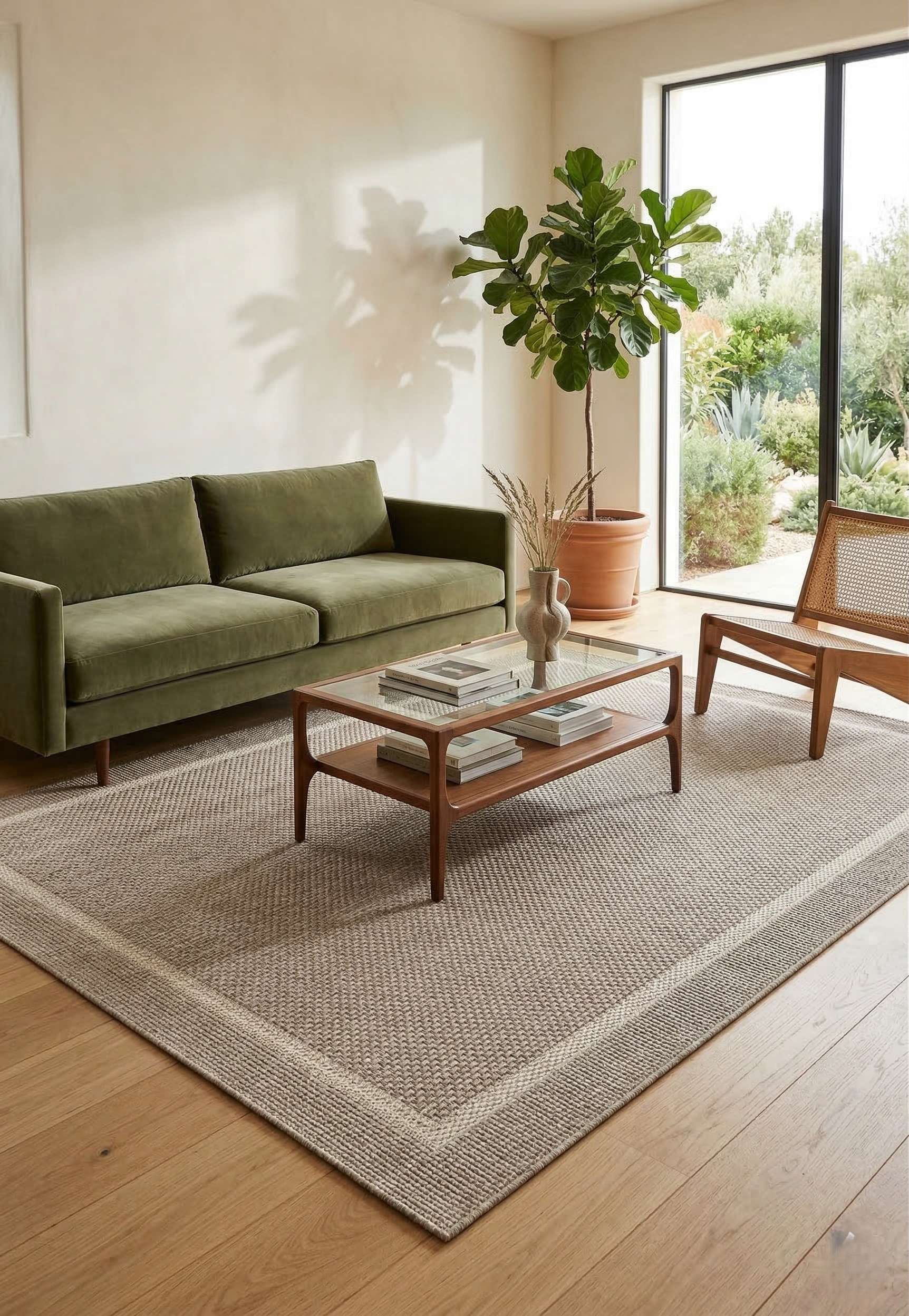 Dywan Grano Frame Gray