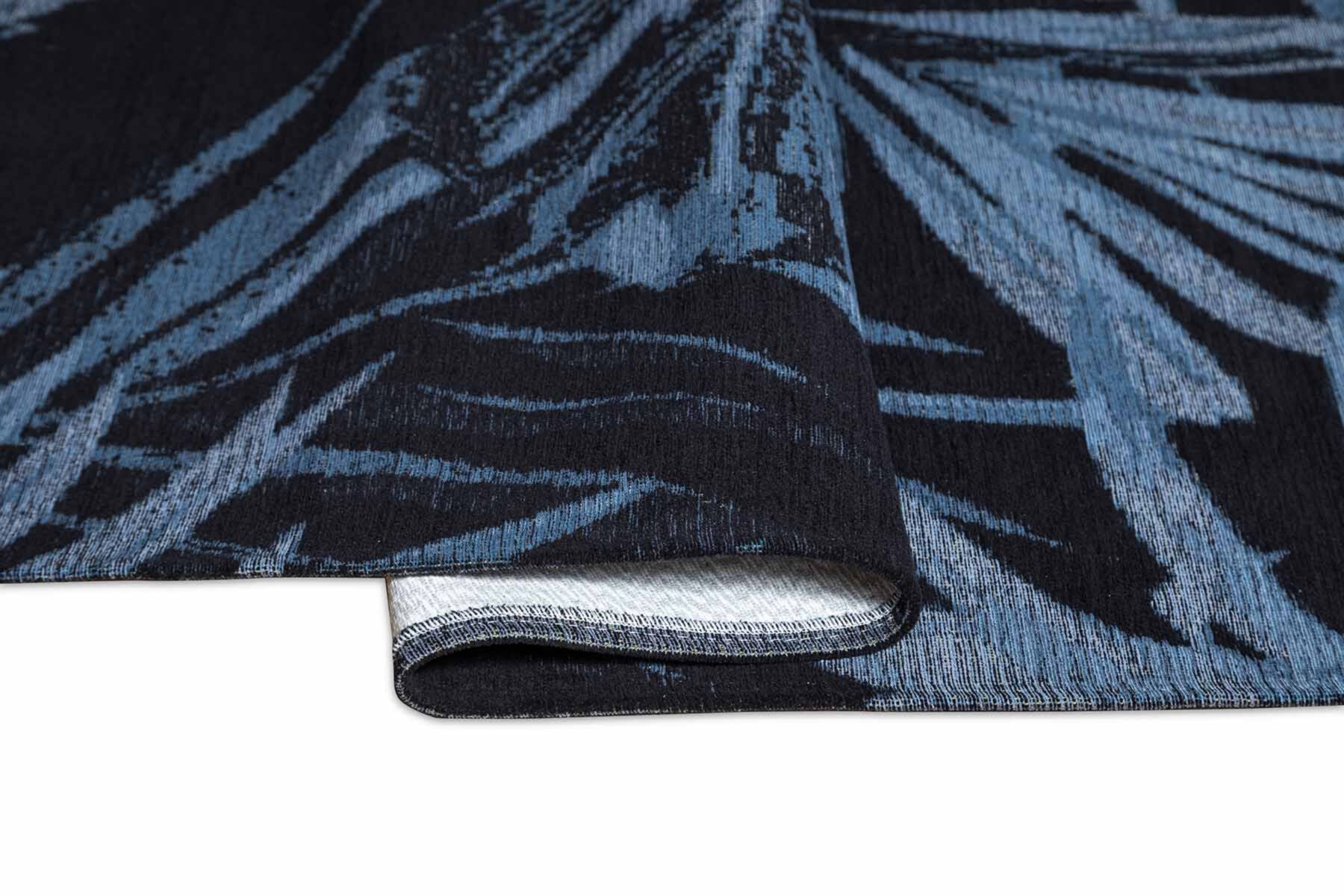 Easy-clean carpet blue leaves Jungle 160x230
