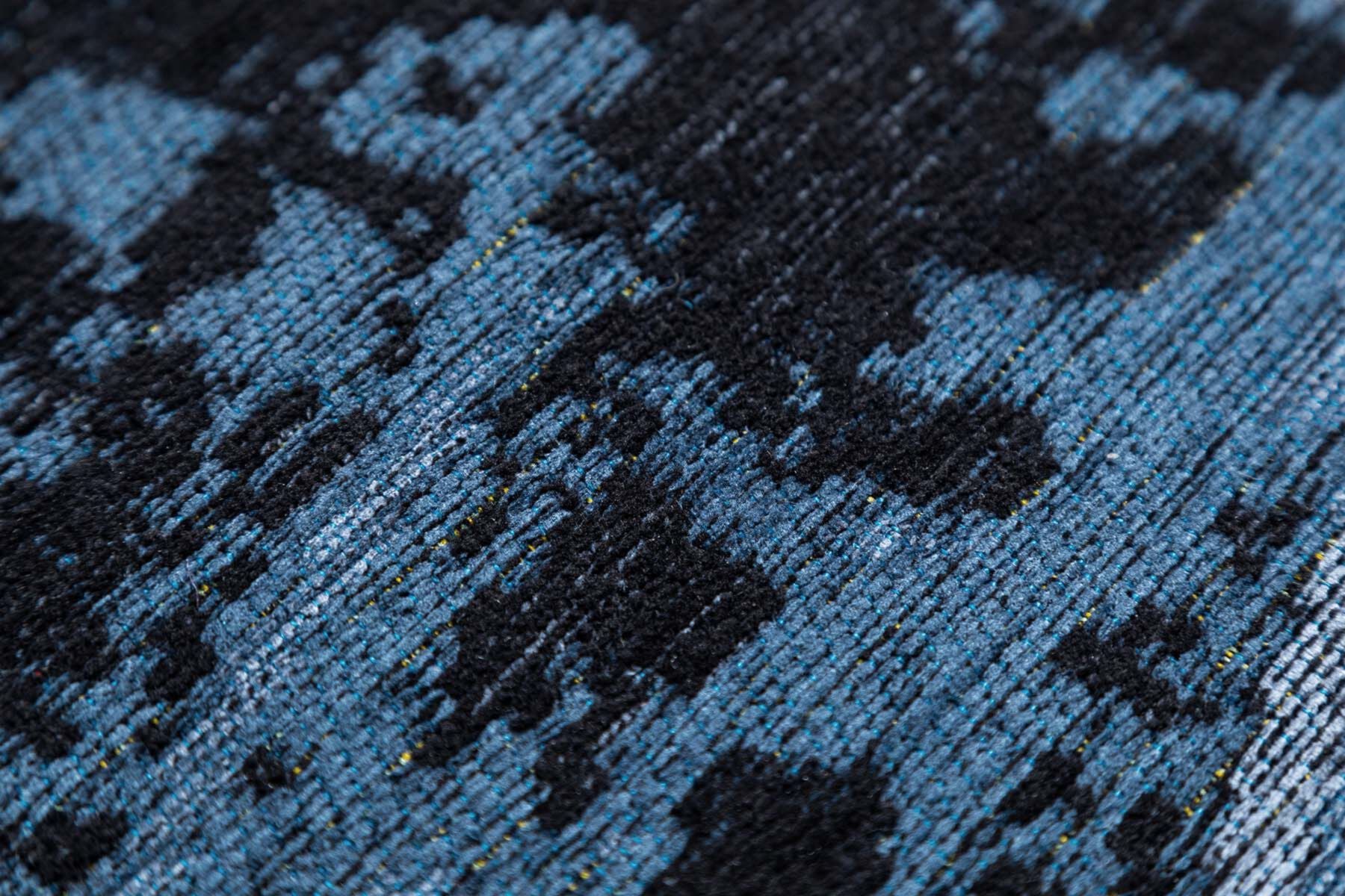 Easy-clean carpet blue leaves Jungle 160x230