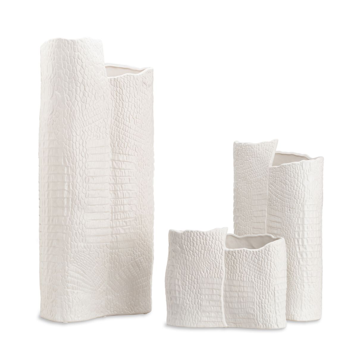 Vase White Snake III