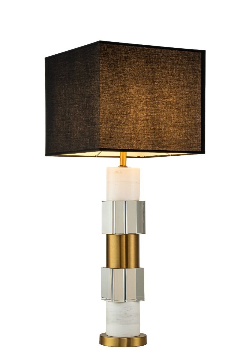 lampa stolowa bialy marmur