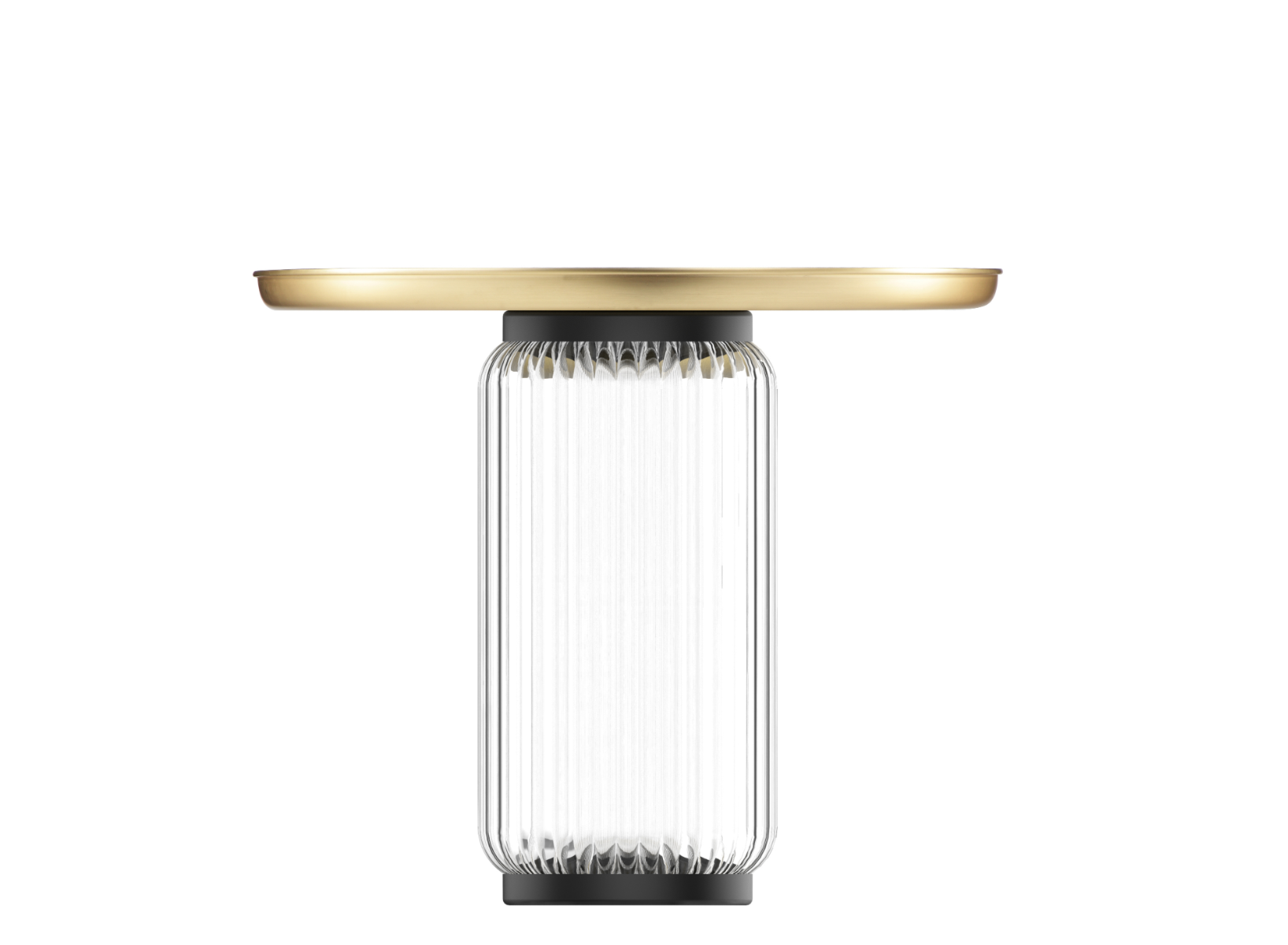 Stolik kawowy Fresno Transparent Gold