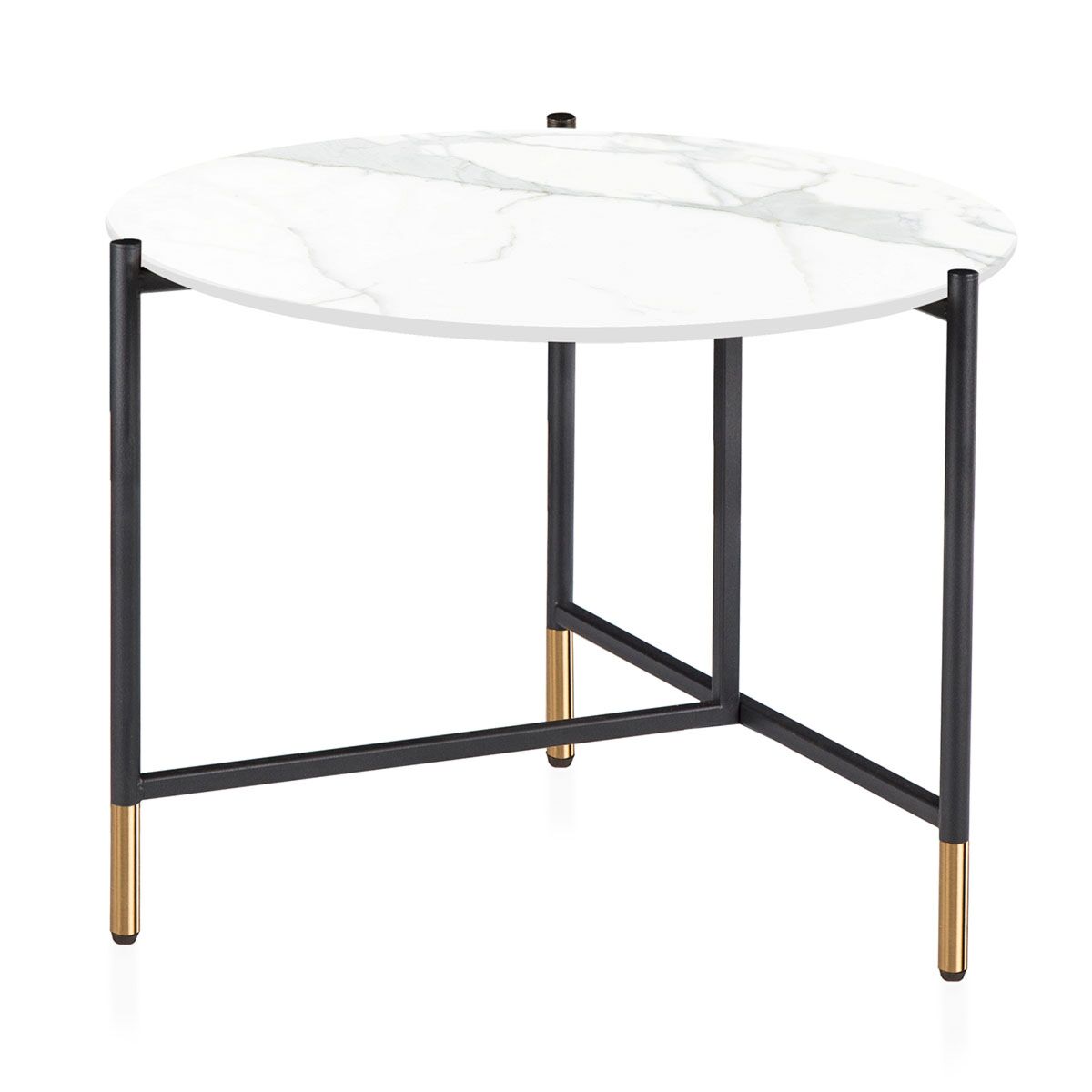 Vela coffee table with porcelain plate