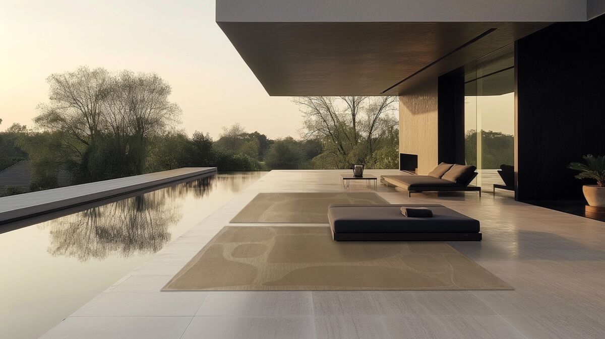 Dywan outdoor Lugares Brown