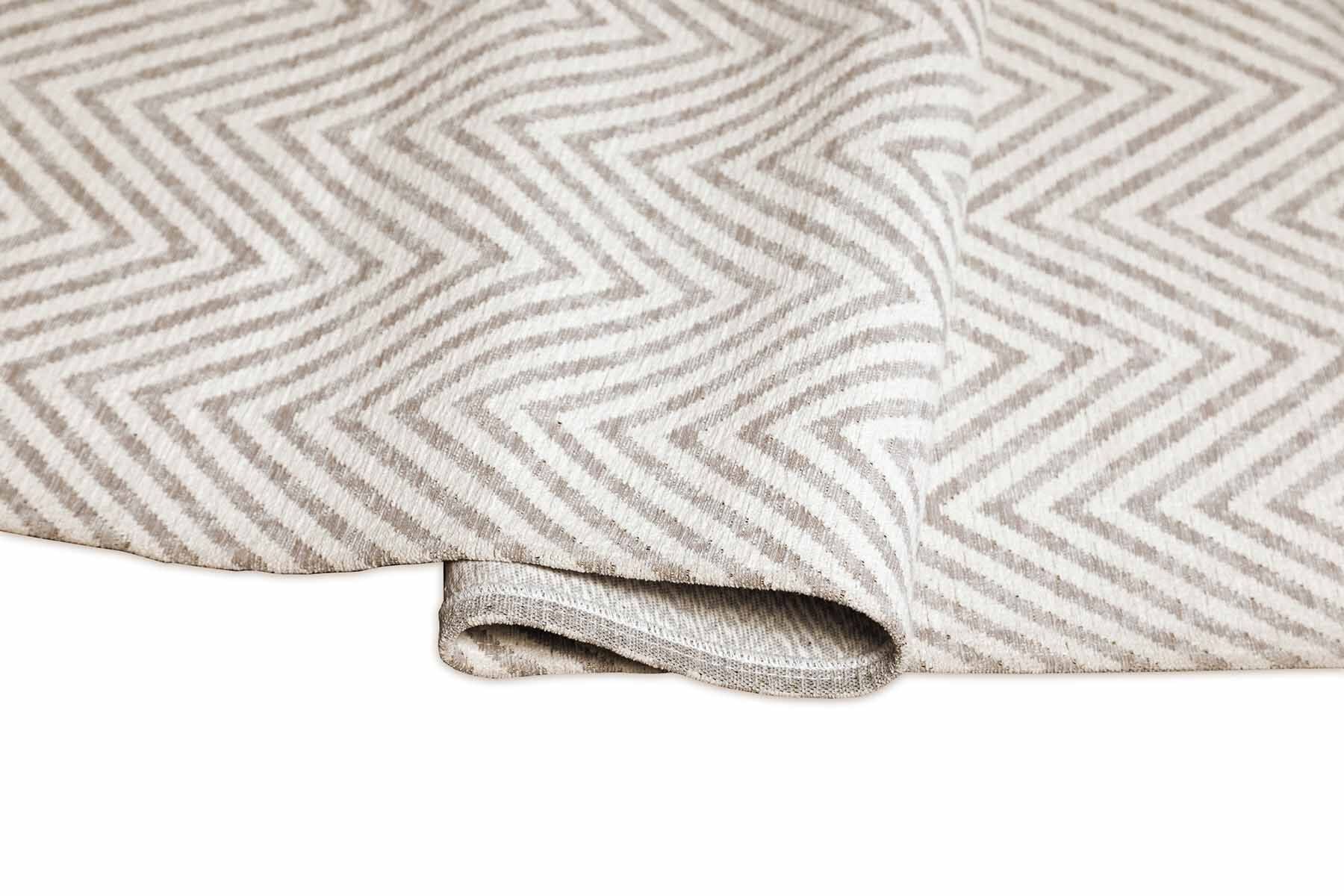 Luno easy-cleaning rug beige small zigzag