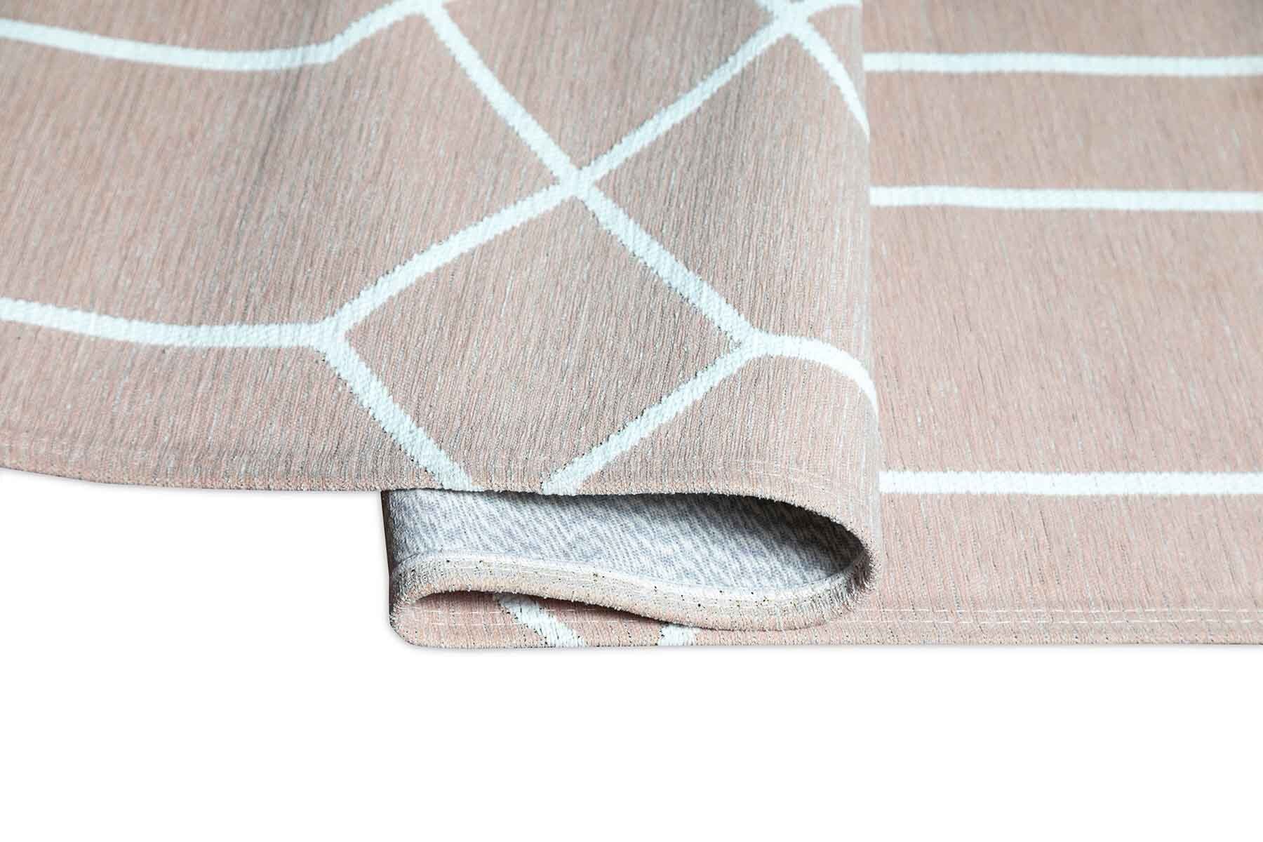 Easy-cleaning beige rug Moroccan clover Maroc 160x230