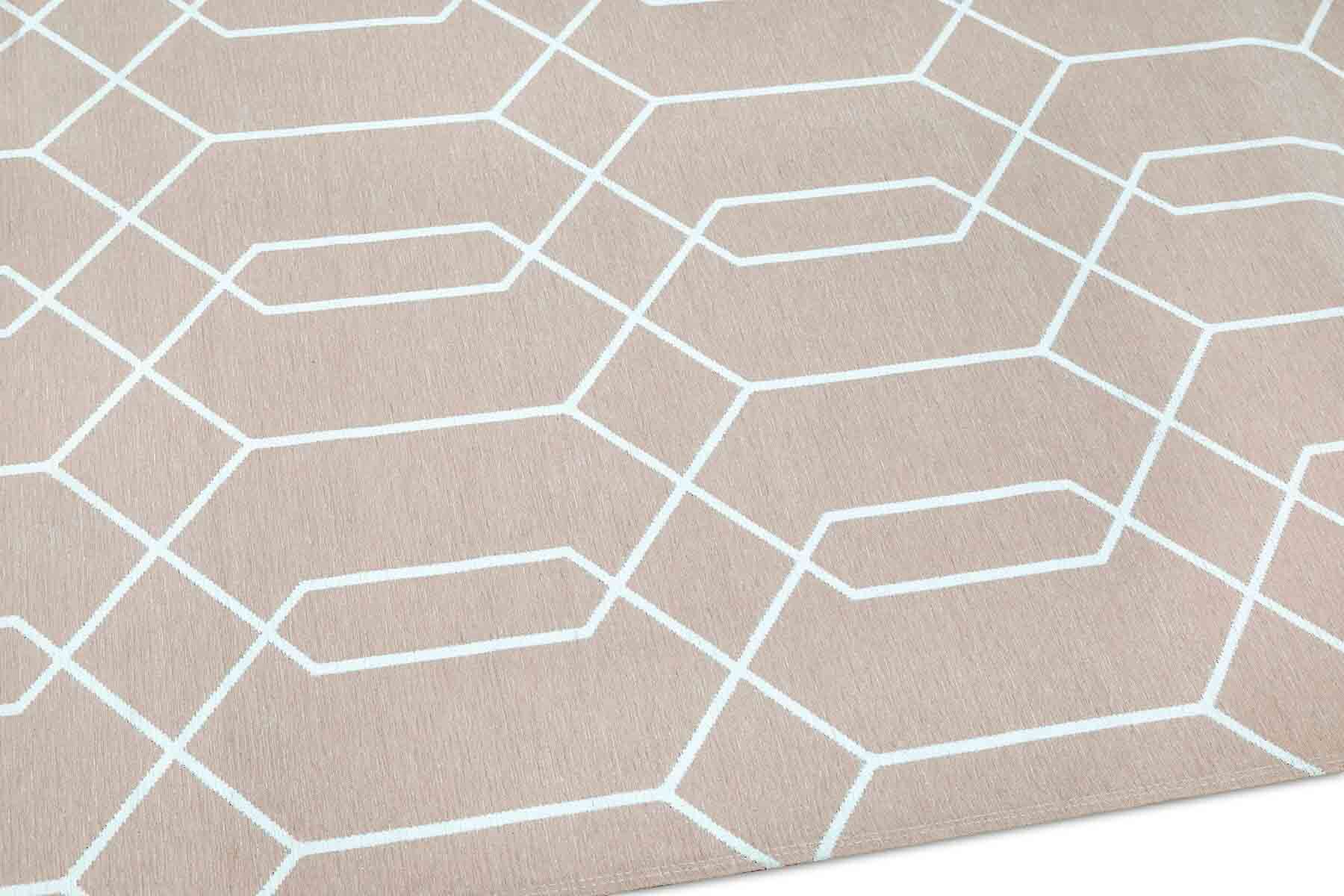 Easy-cleaning beige rug Moroccan clover Maroc 160x230