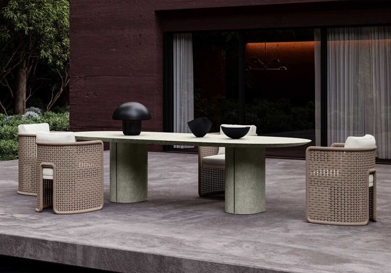 Miura-bisque chair