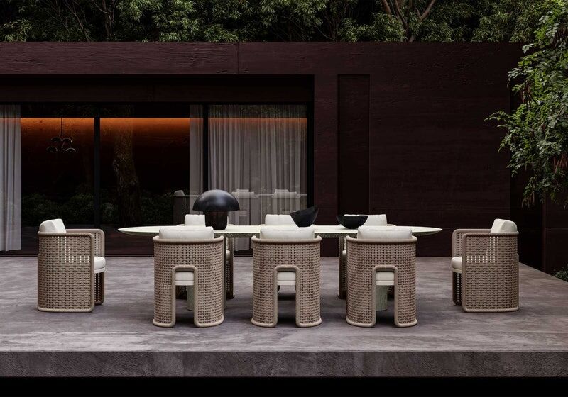 Miura-bisque chair