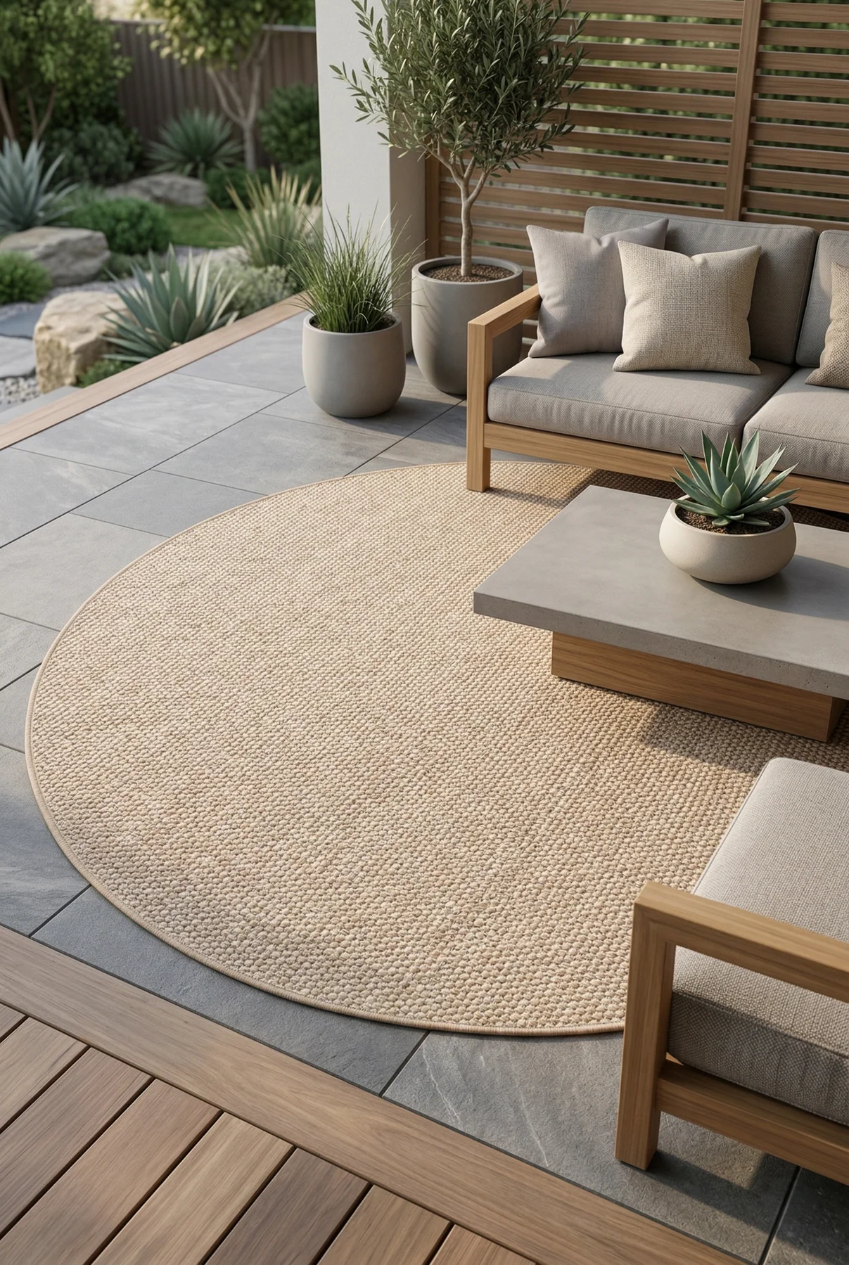 Grano Amber Round Rug