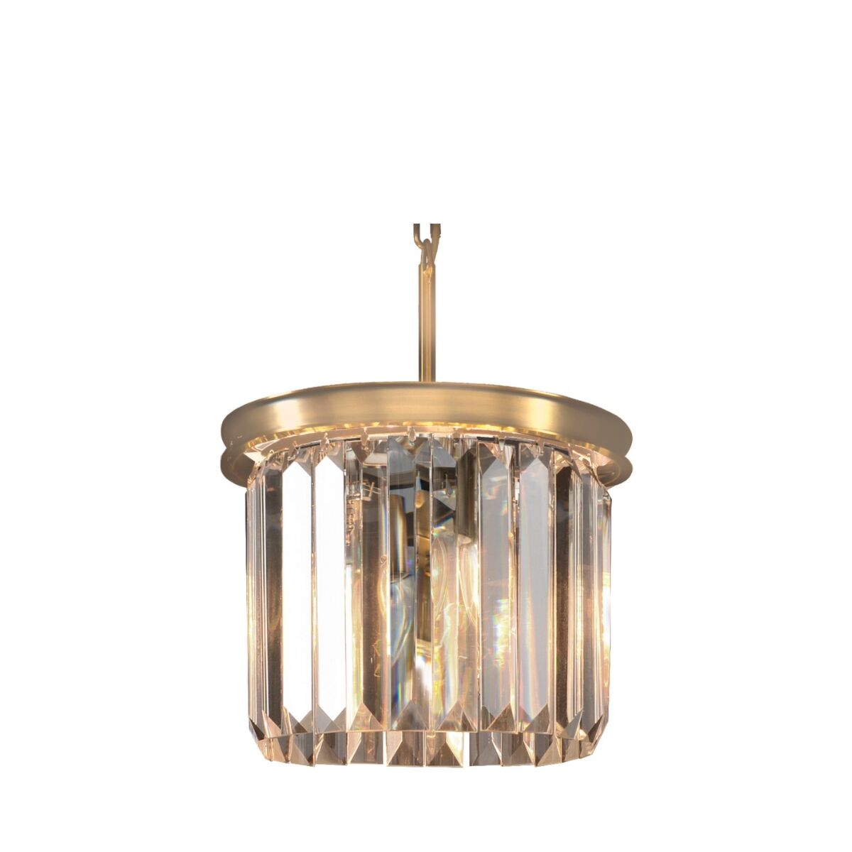 Żyrandol Odeon Gold glamour klasyczny