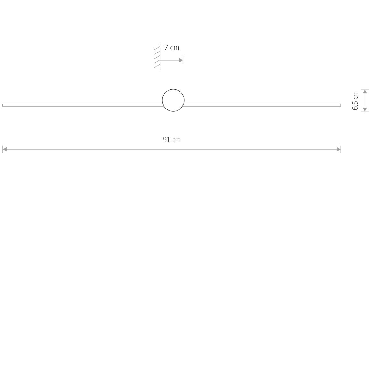 Pin Led M Wall Lamp