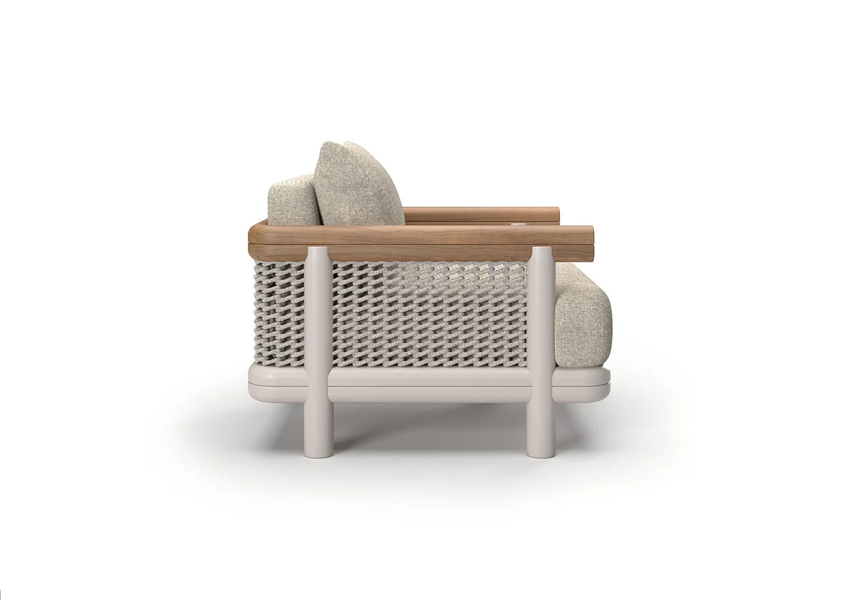 Sofa outdoor ALVO-bisque 3-osobowa